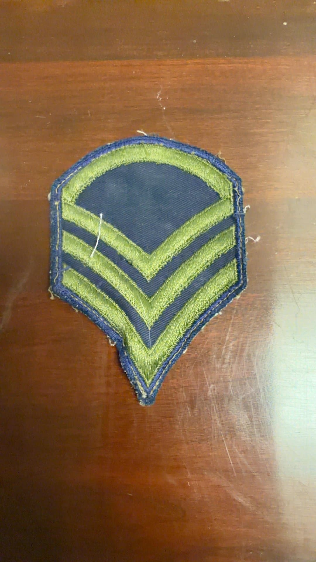 Military Sergeant Chevron Patch - Image 1