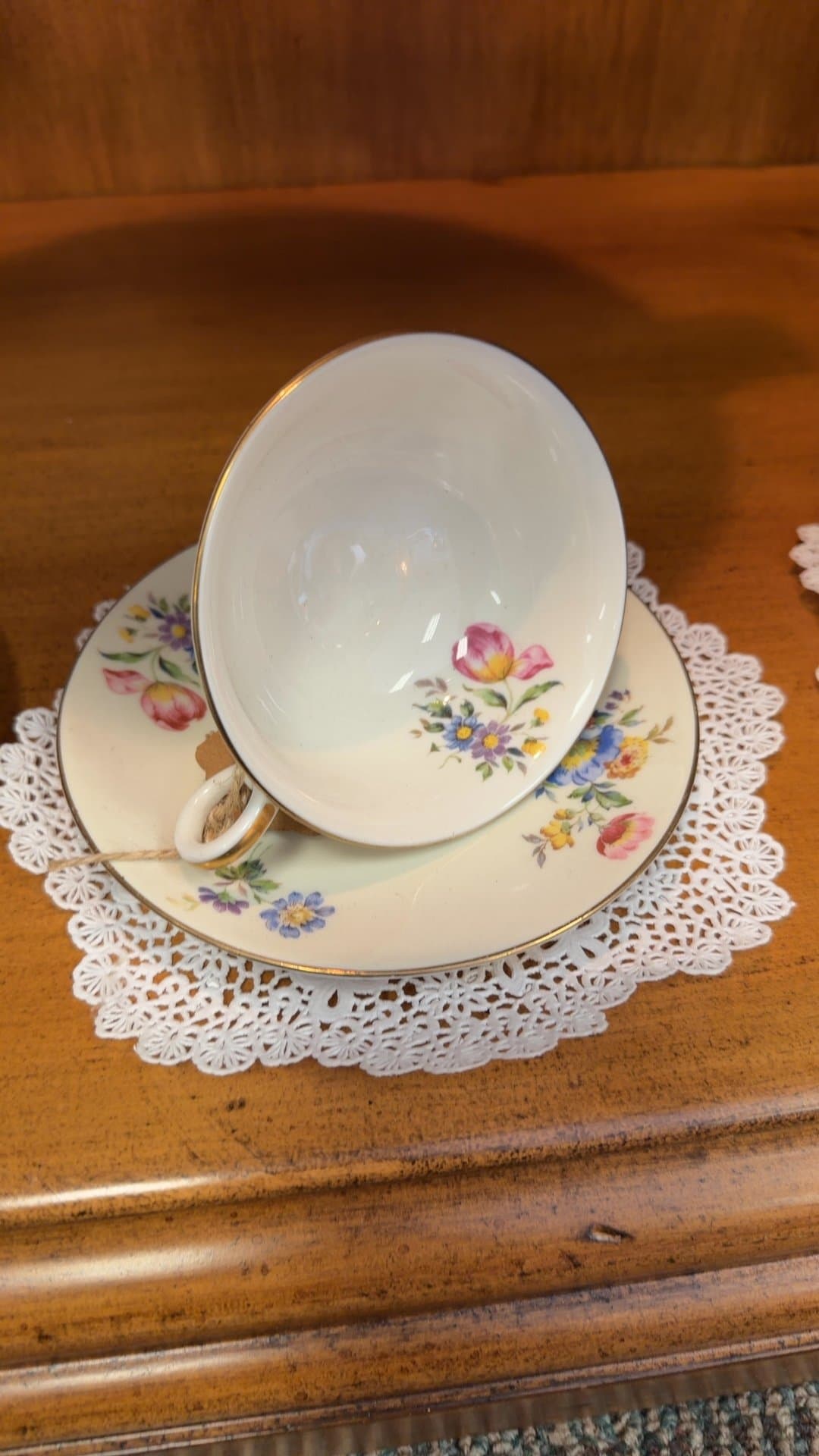 Haviland Pasadena Collection Teacup and Saucer - Image 1