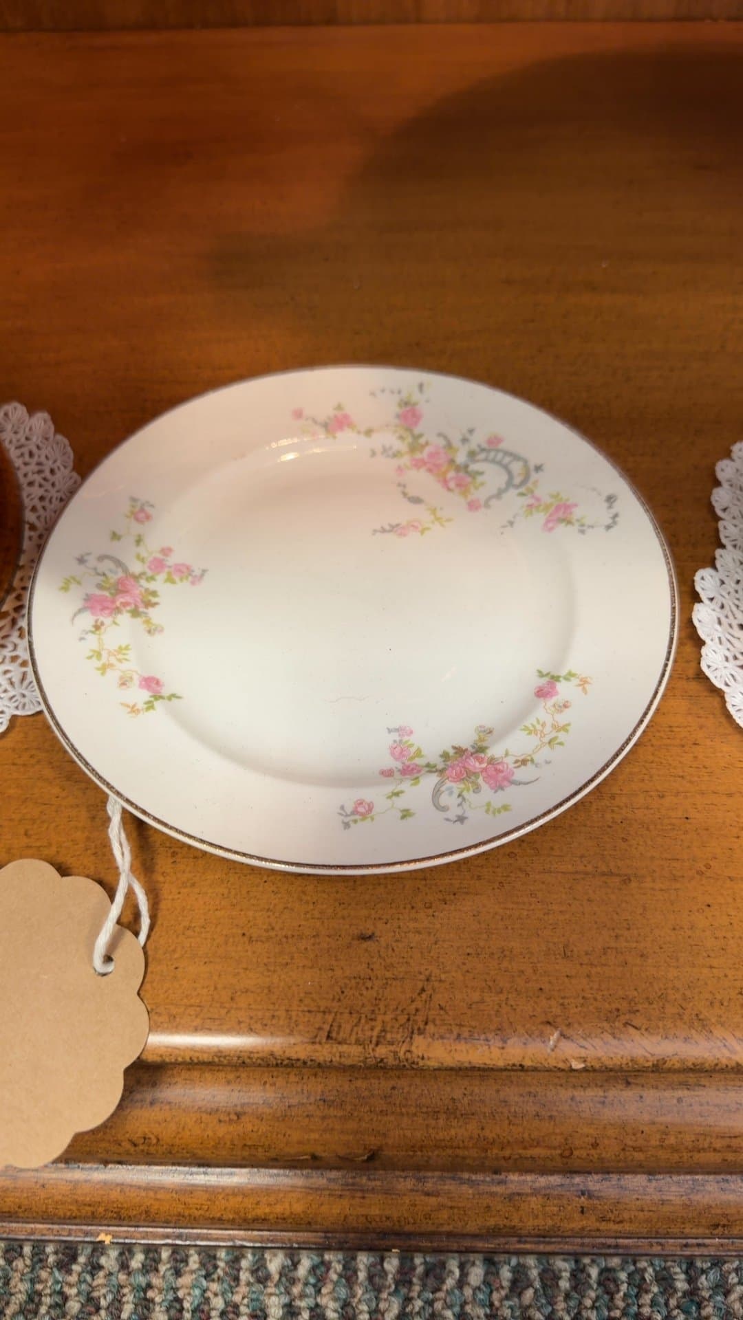 Pope Gosser Floral Saucer - Image 1