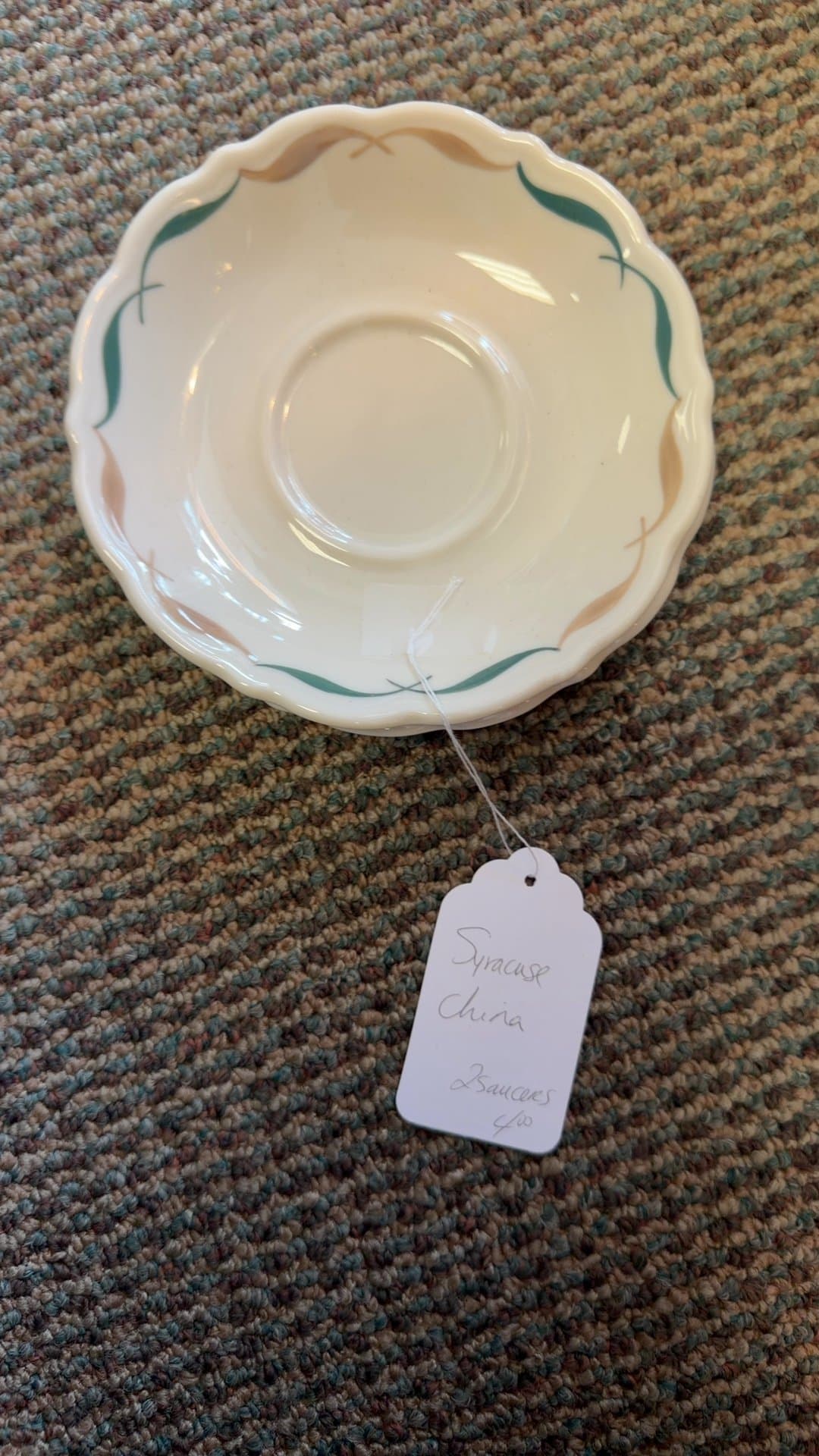 Syracuse China Saucer - Image 1