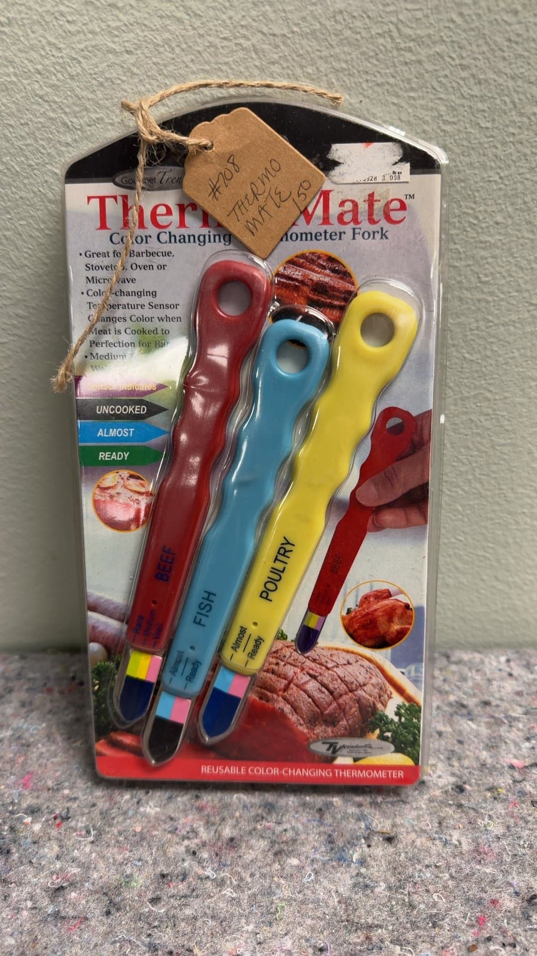Thermo Mate Color Changing Thermometer Fork - Image 1
