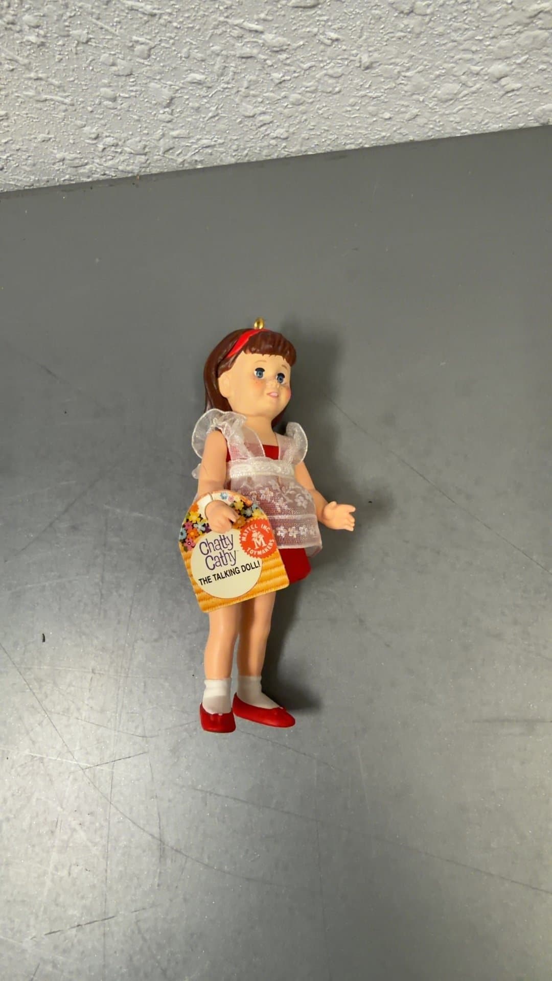 Hallmark Keepsake Chatty Cathy Miniature Ornament - Image 1