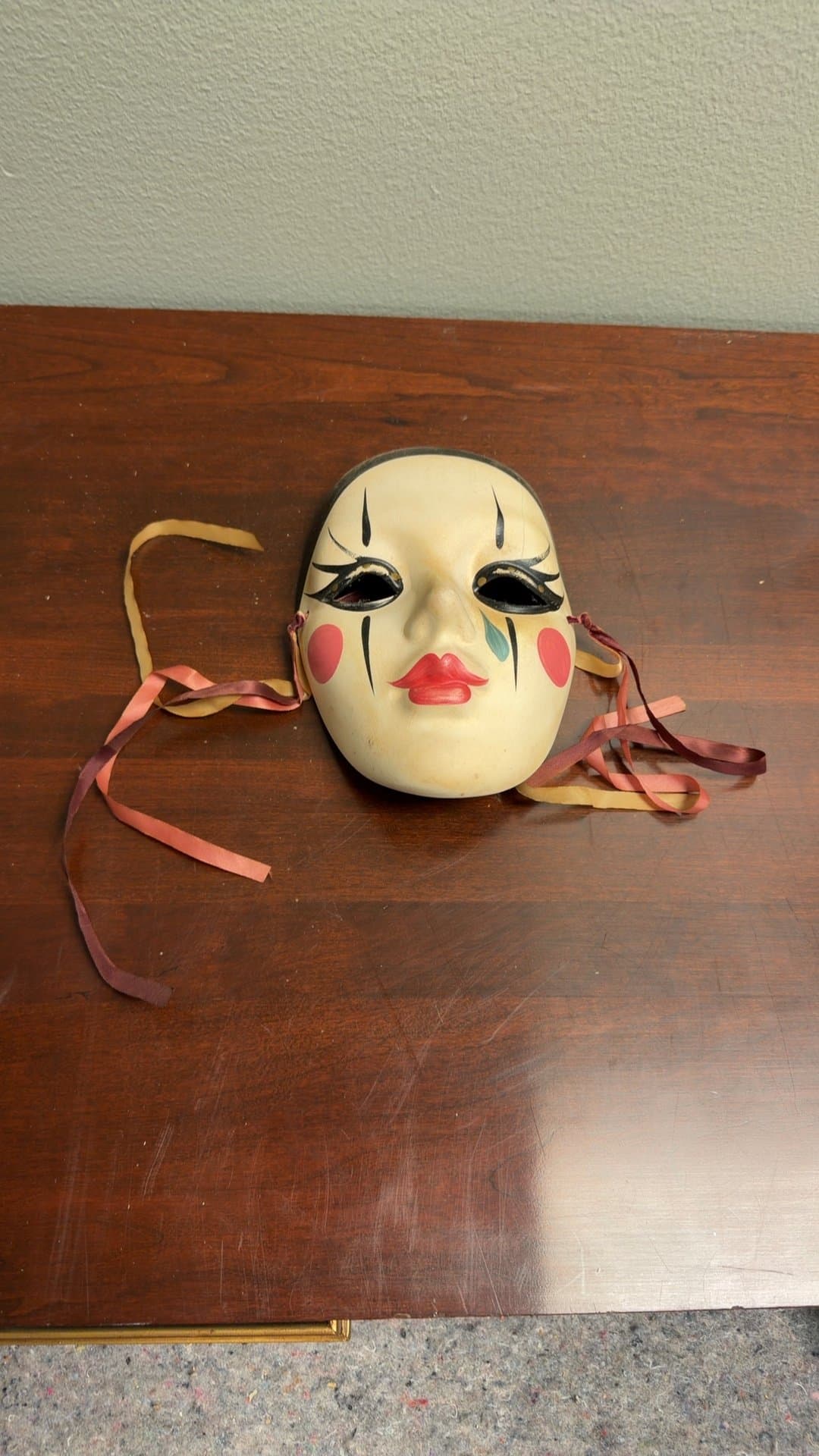 Vintage Venetian Style Mask - Image 1