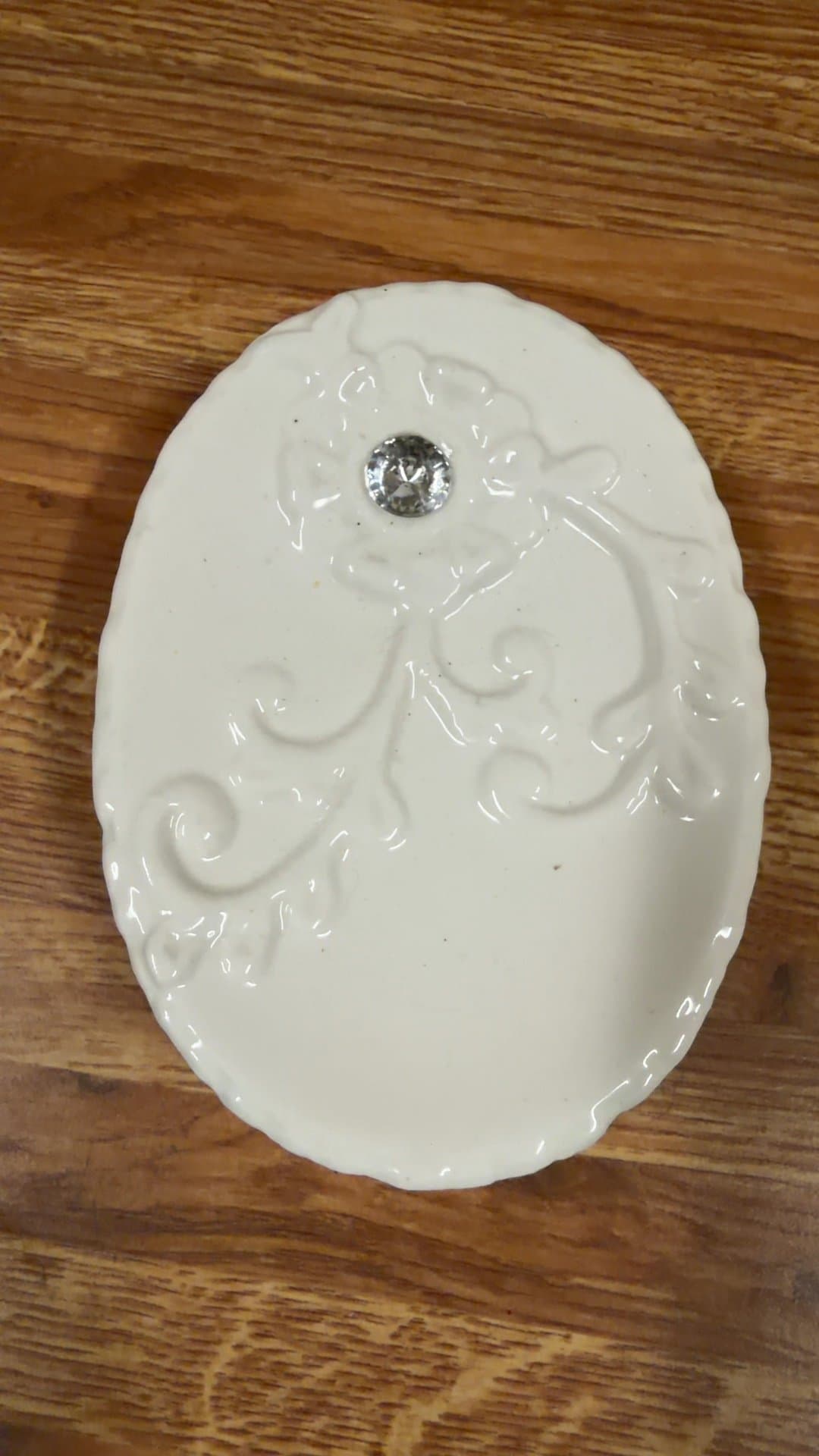 Decorative Ceramic Trinket Dish - Image 1