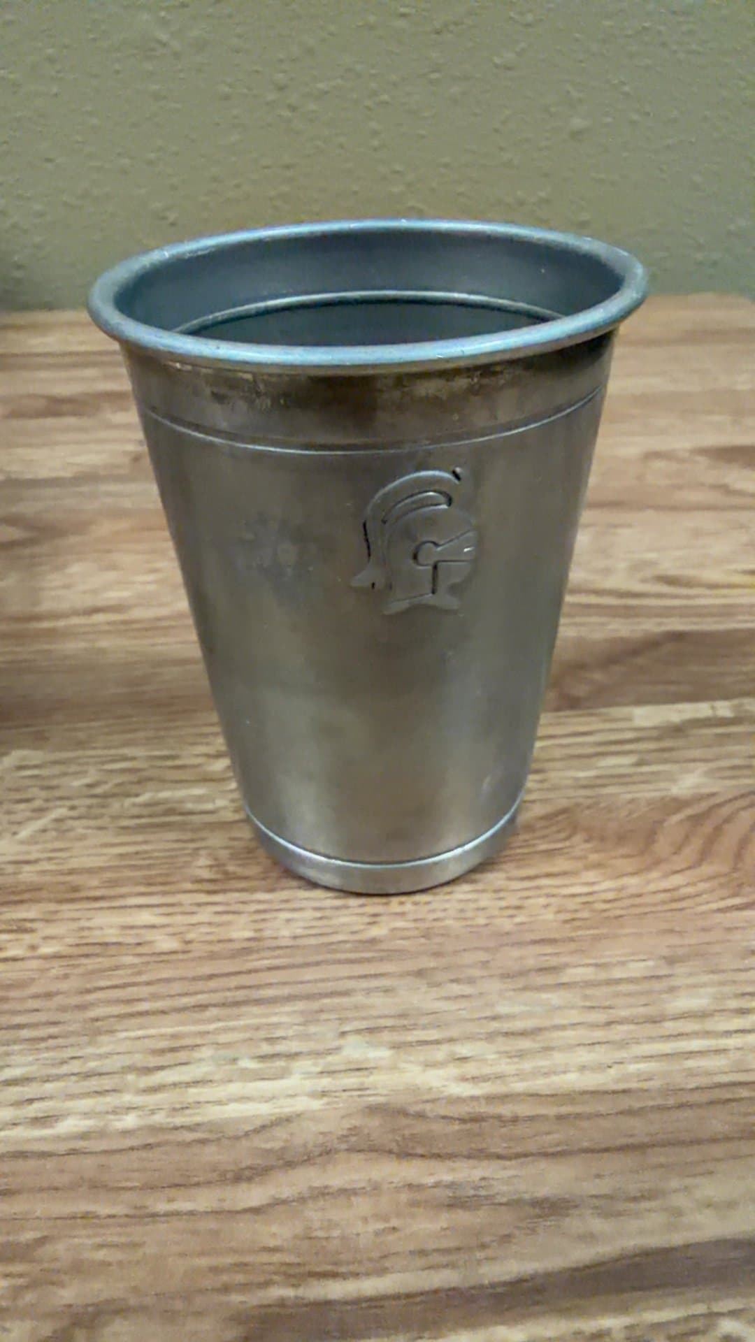 Aluminum cup Spartan Helmet Emblem - Image 1