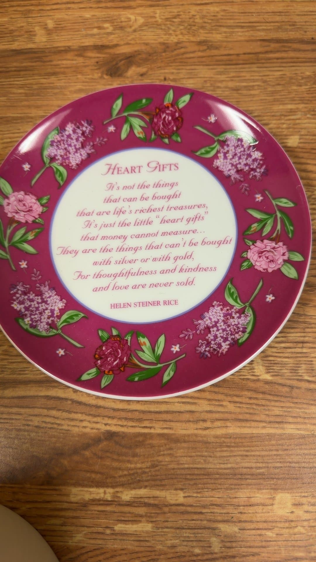 Helen Steiner Rice Decorative Plate - Image 1