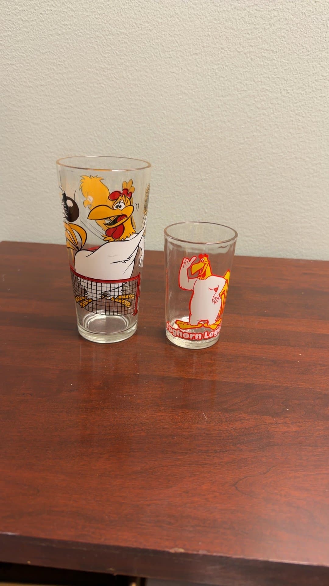 Foghorn Leghorn Cartoon Glass Set - Image 1