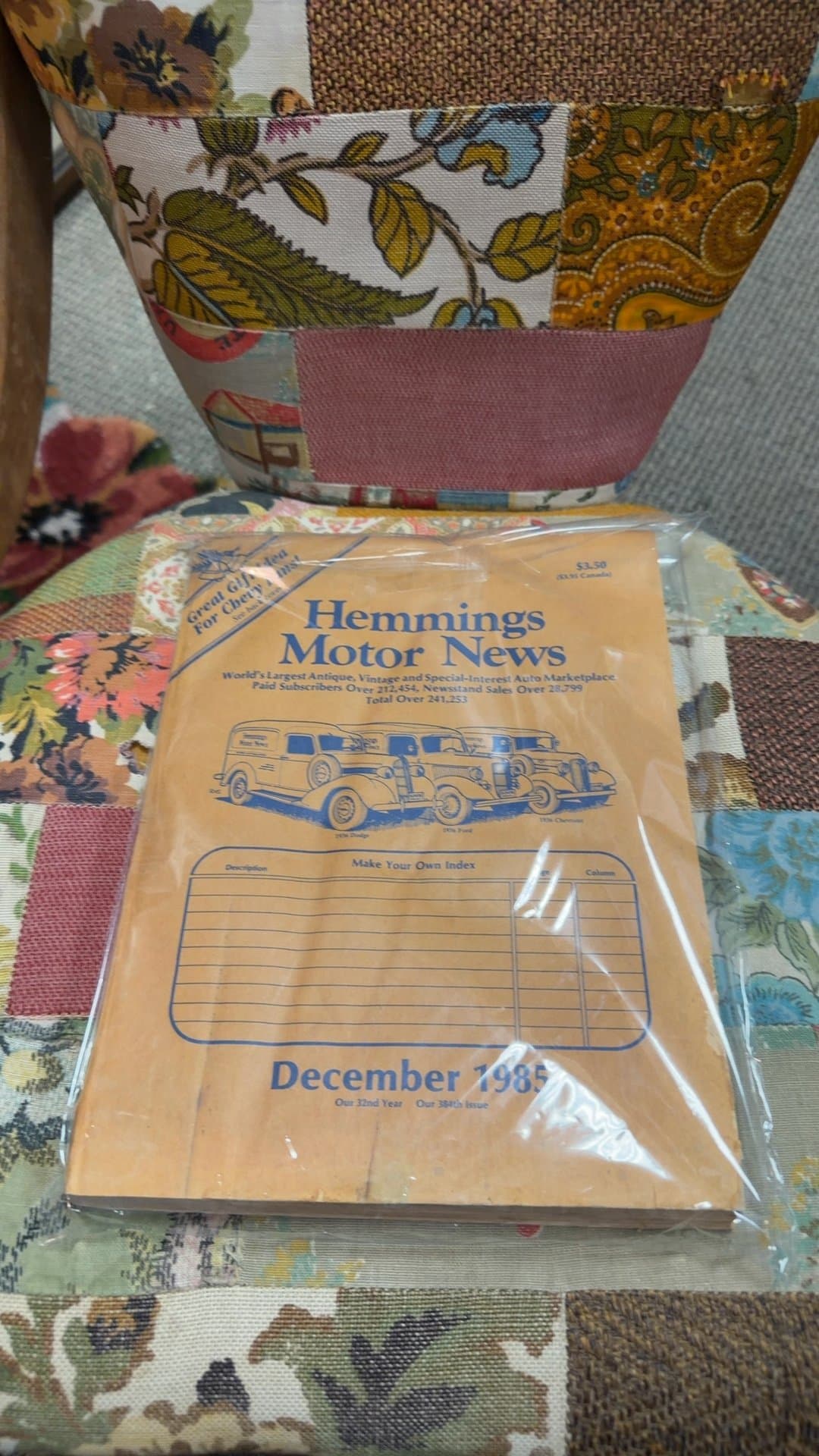 Hemmings Motor News December 1985 Issue - Image 1