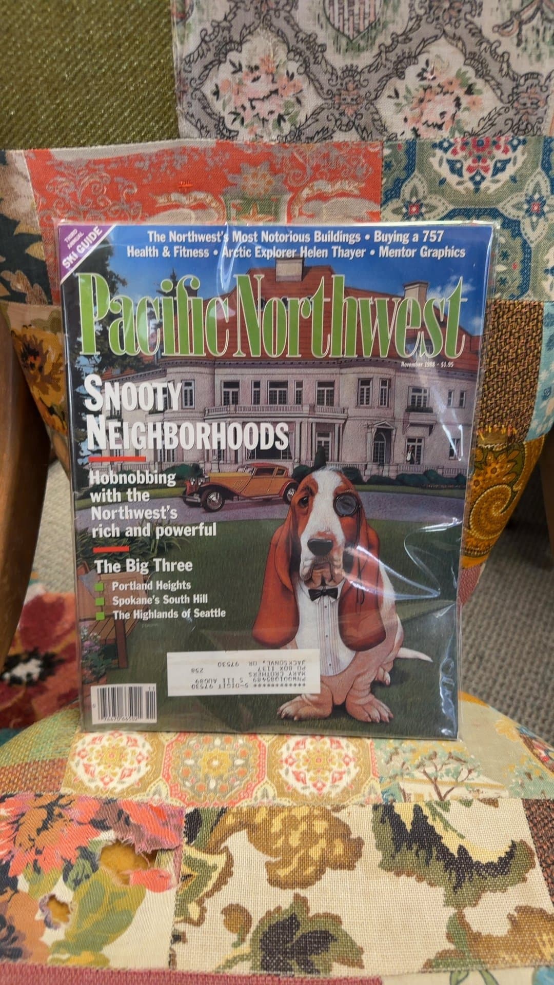 Pacific Northwest Magazine - November 1988 Issue - Image 1