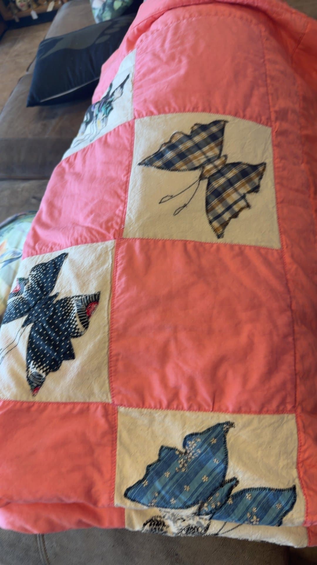 Butterfly Patchwork Quilt - Image 1