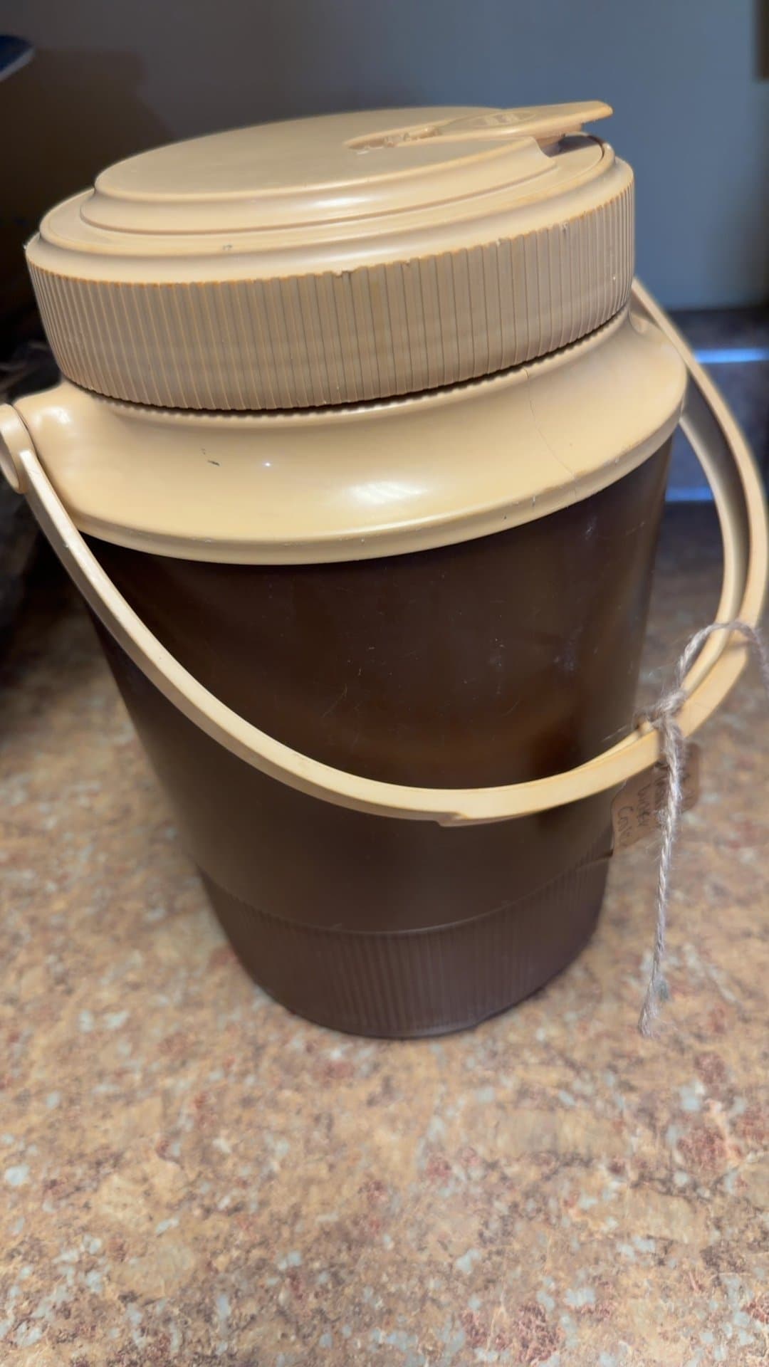 Vintage Plastic Thermos Jug - Image 1