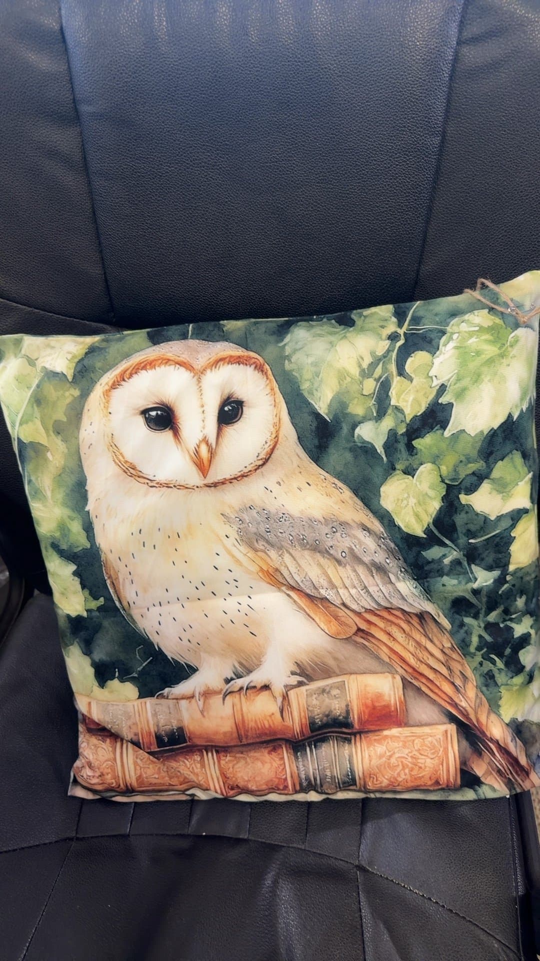 Barn Owl Decorative Pillow - Image 1