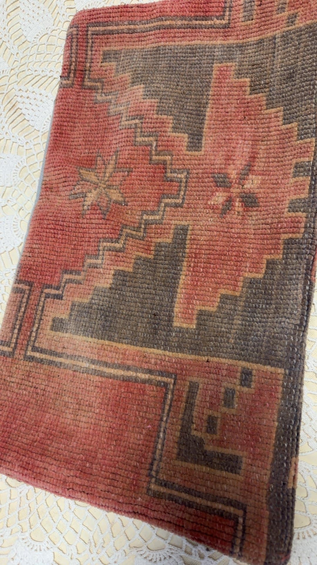 Vintage Turkish Kilim Pillow - Image 1