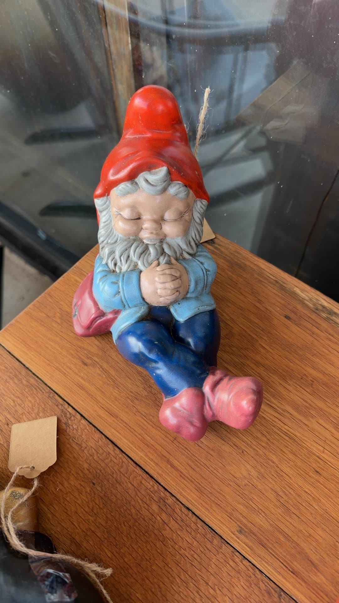 Sleeping Garden Gnome Figurine - Image 1