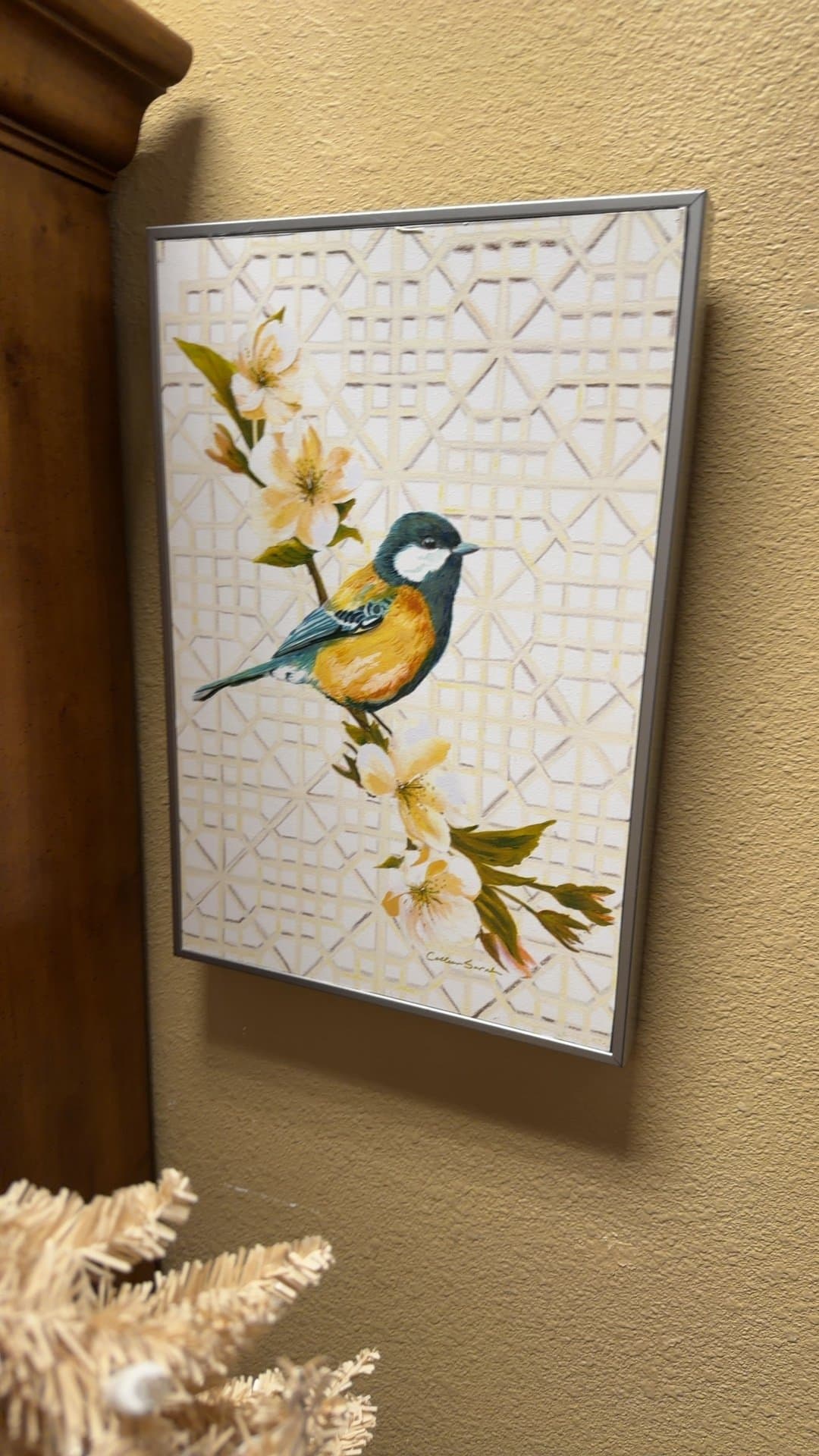 Bird and Floral Wall Art - Image 1