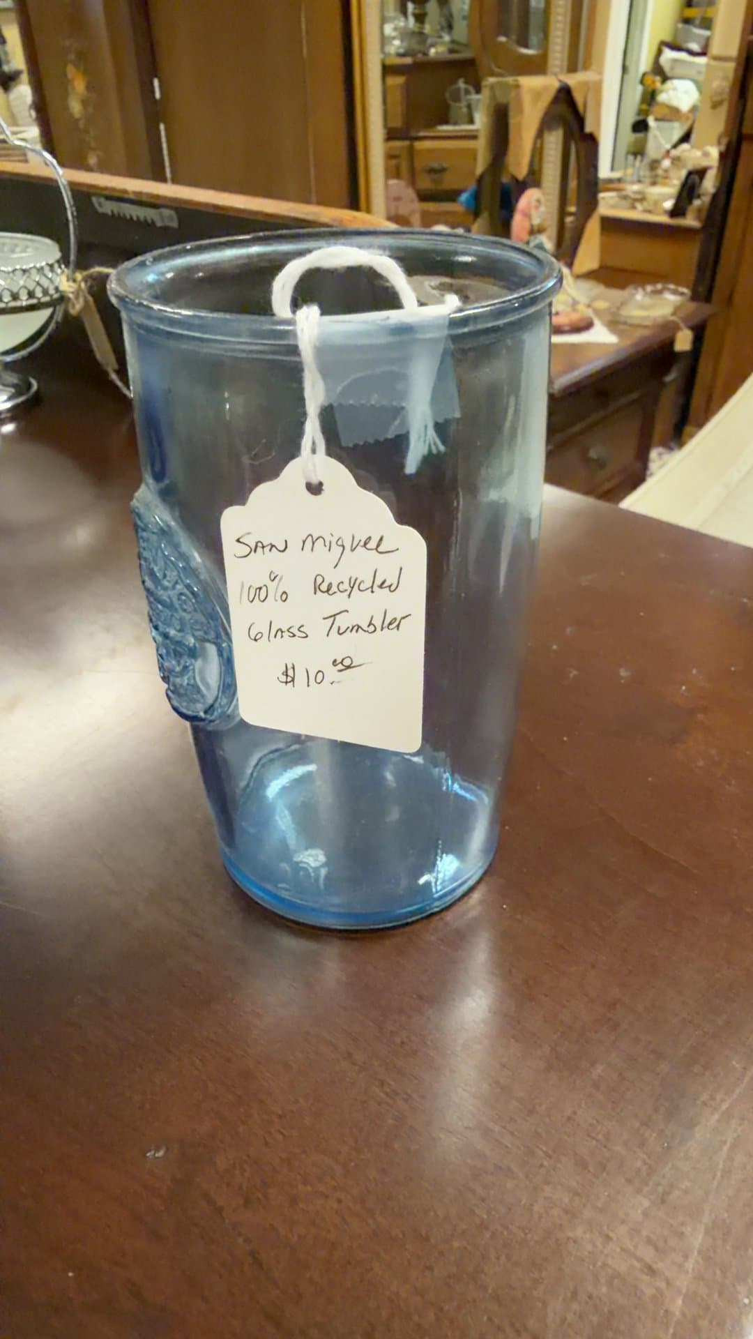 San Miguel 100% Recycled Glass Tumbler - Image 1
