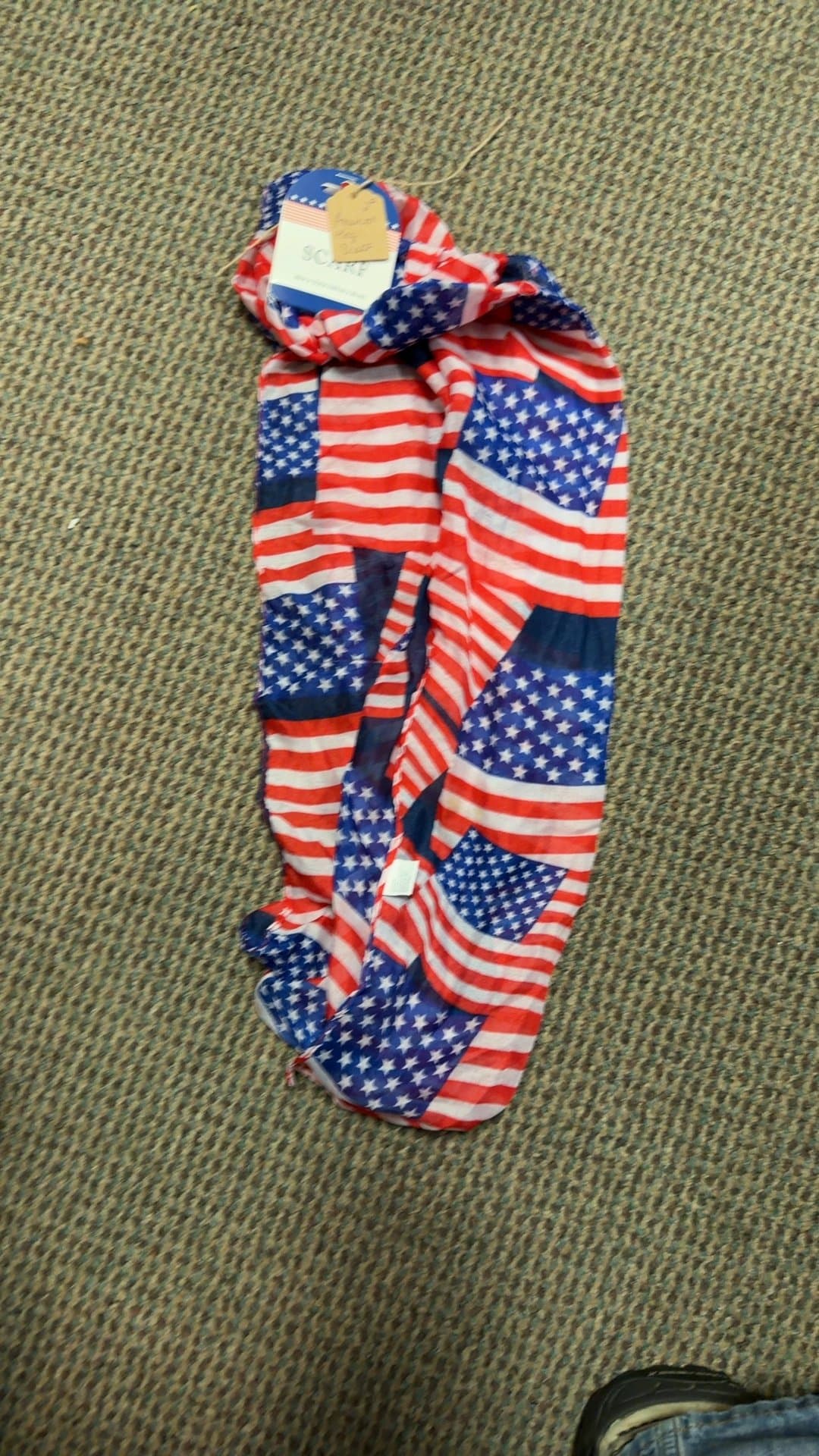 American Flag Scarf
