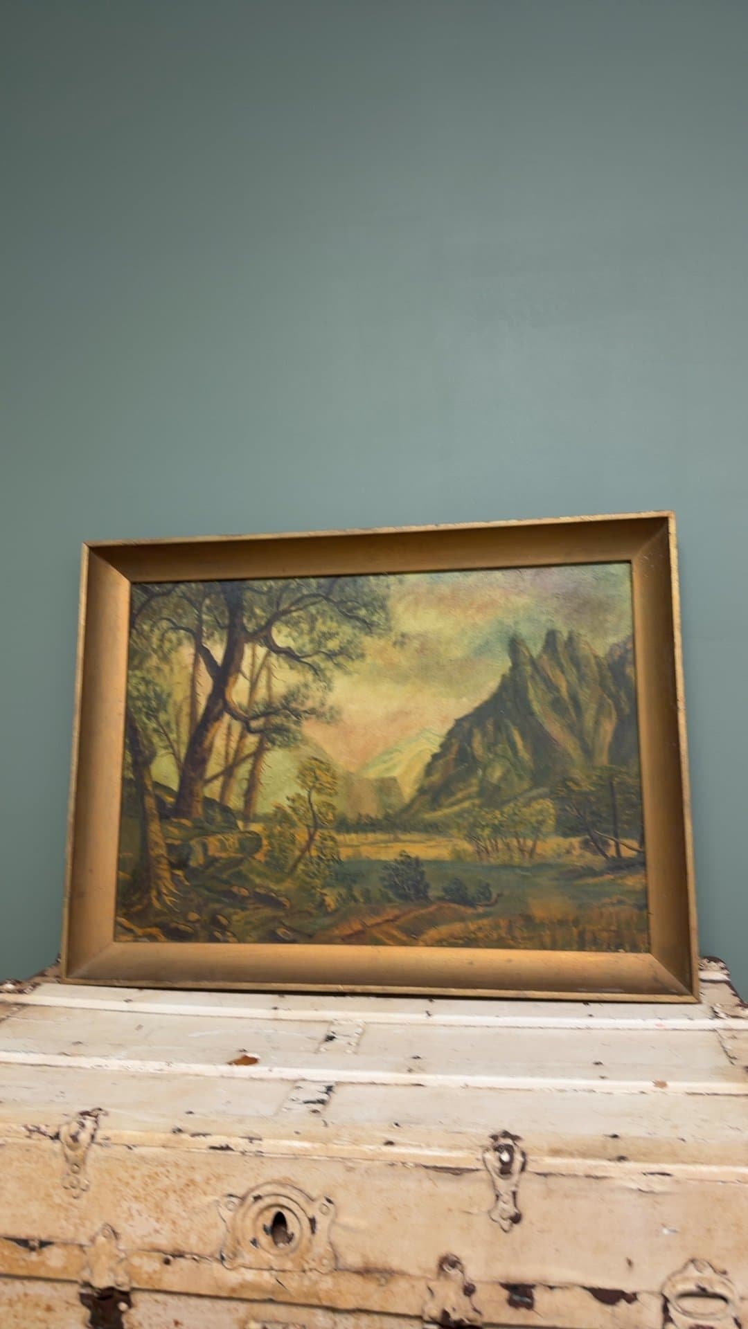 Autumn Haze Landscape Painting by Aronne Brand - Image 1