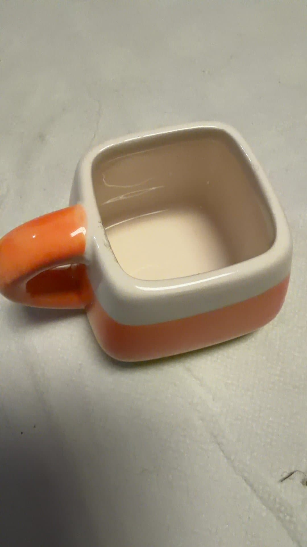 Candy Corn Ceramic Mini Mug - Image 1