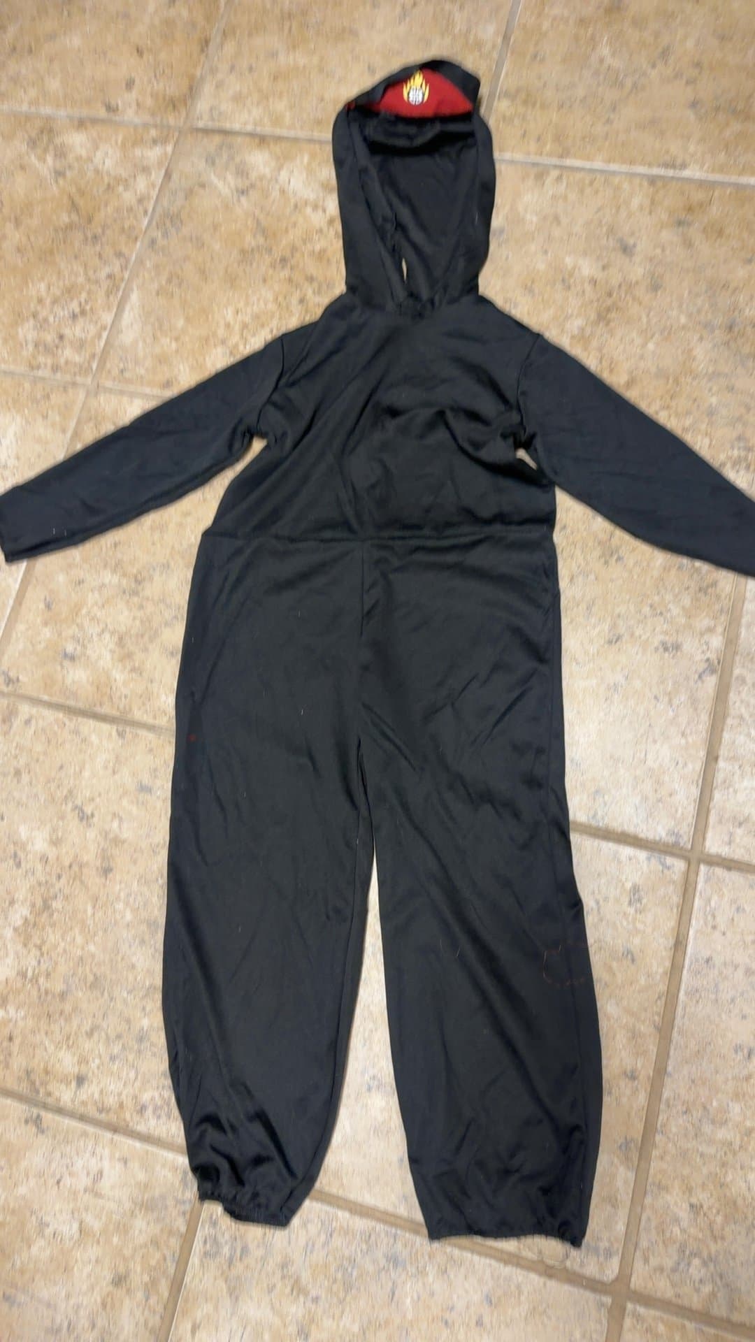 LEGO Ninjago Black Ninja Jumpsuit Costume - Image 1