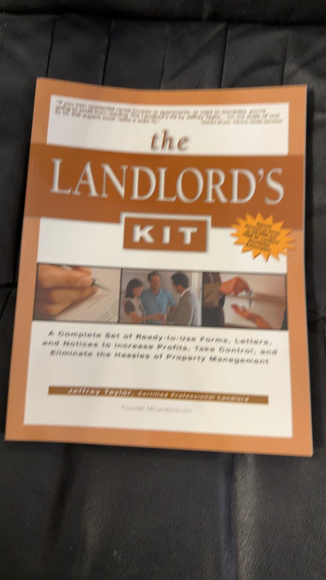 The Landlord's Kit by Jeffrey Taylor Paperback Book - Image 1
