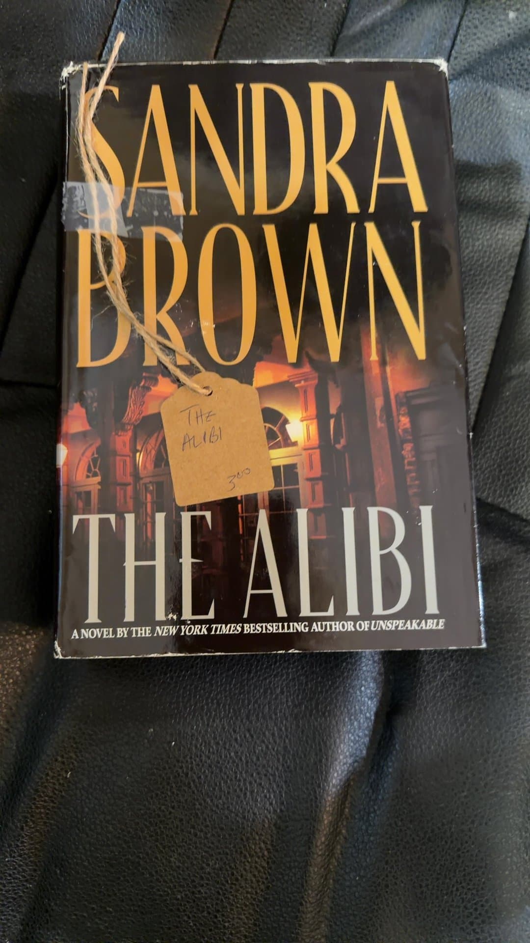 The Alibi by Sandra Brown Hardcover Book - Image 1