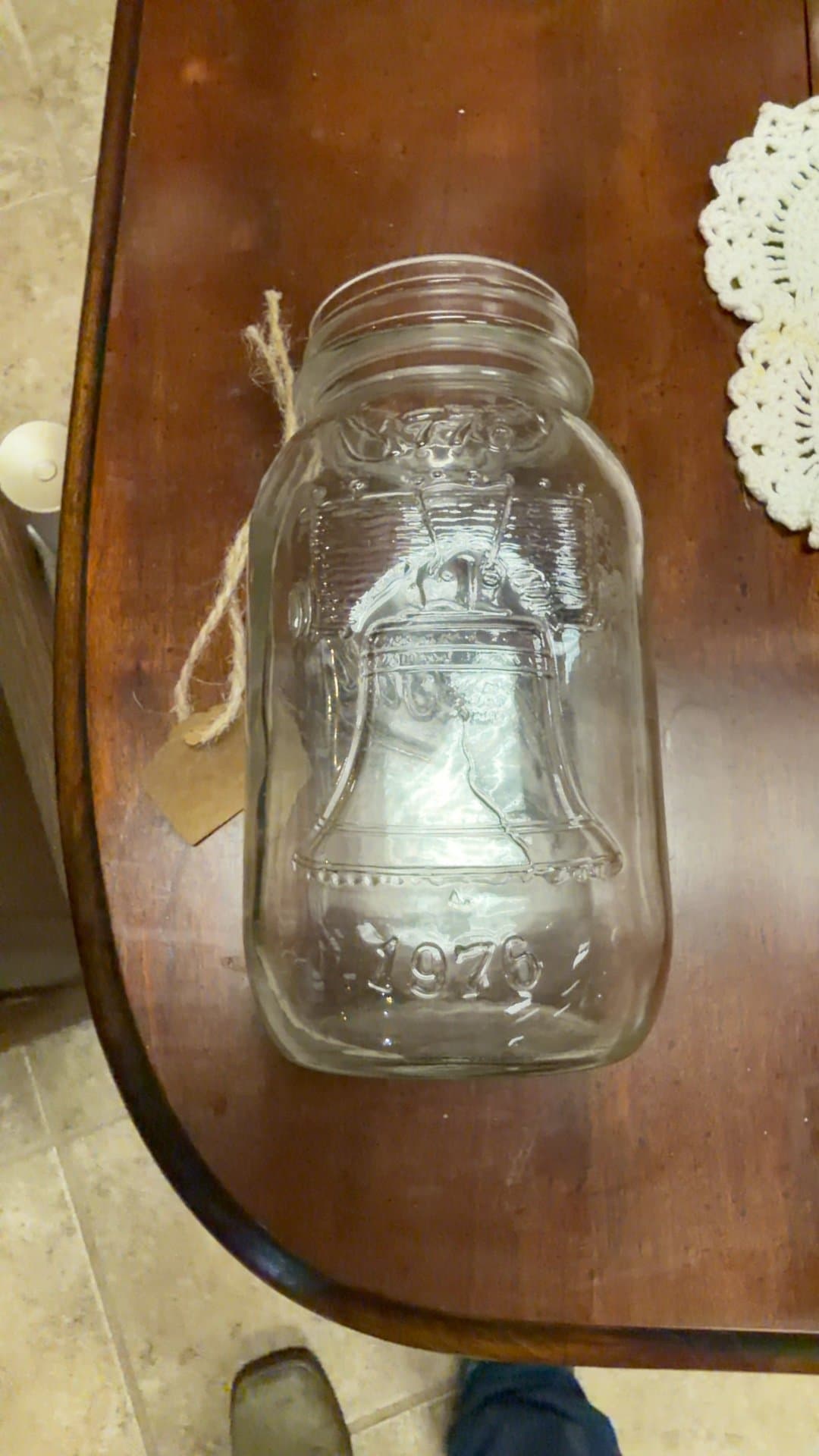 1976 Bicentennial Commemorative Mason Jar - Image 1