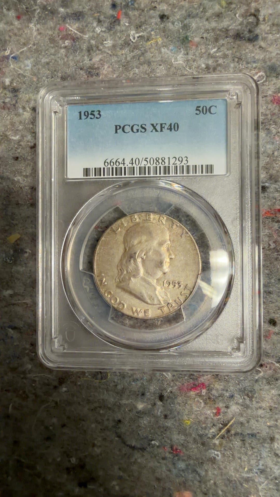 1953 Franklin Half Dollar Coin - Image 1