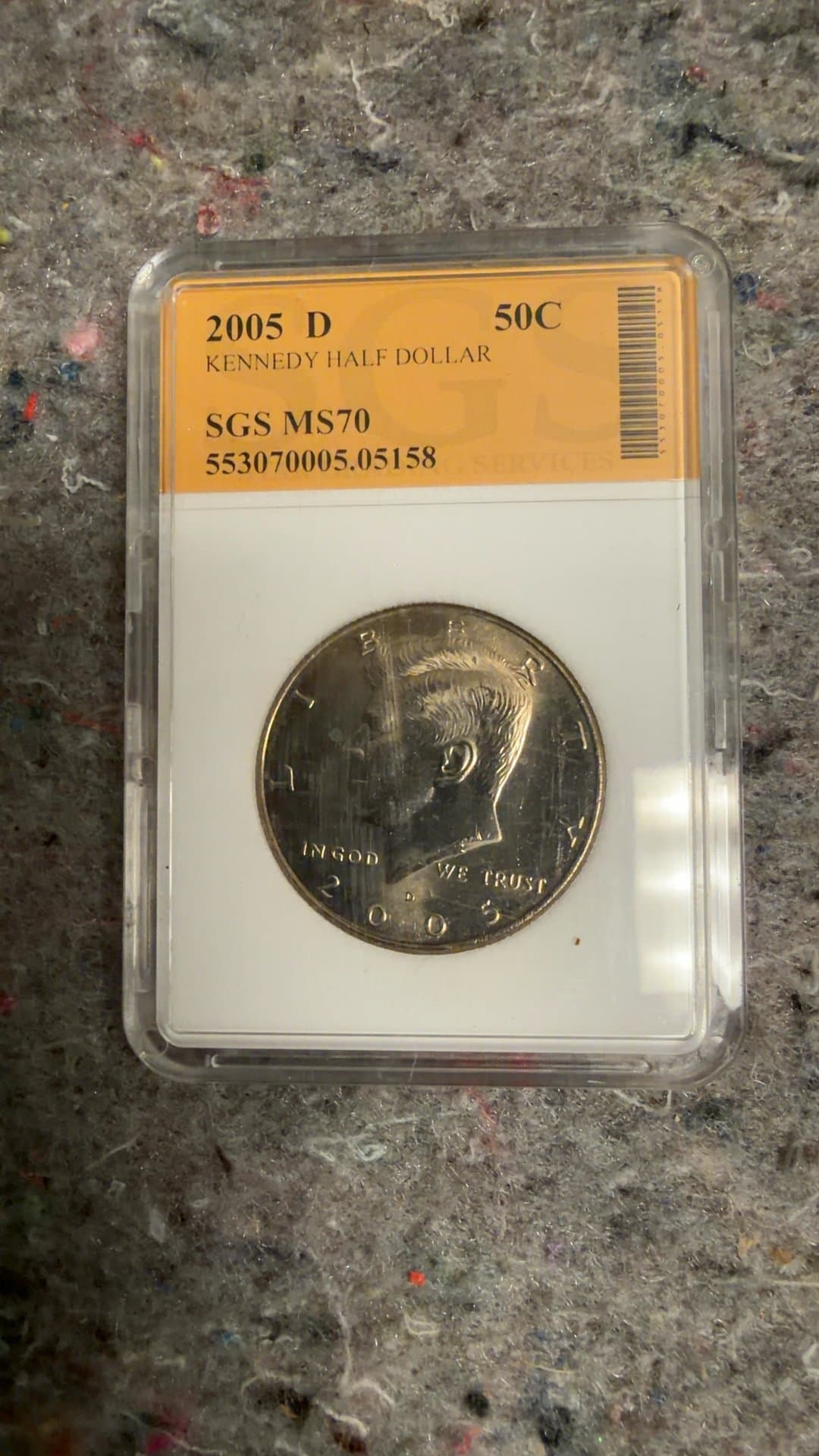 2005 D Kennedy Half Dollar Coin - Image 1