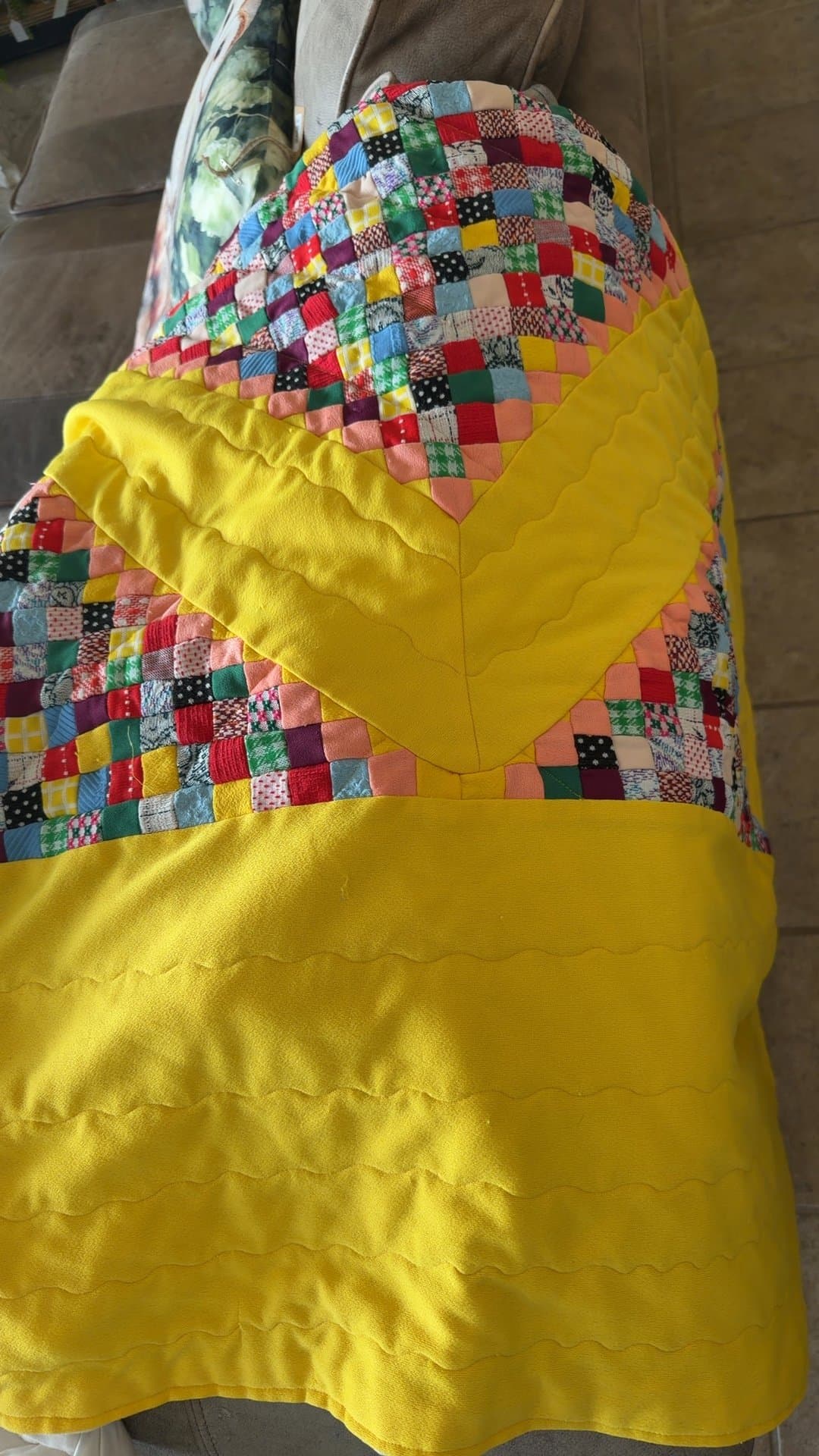 Handmade Patchwork Quilt - Image 1
