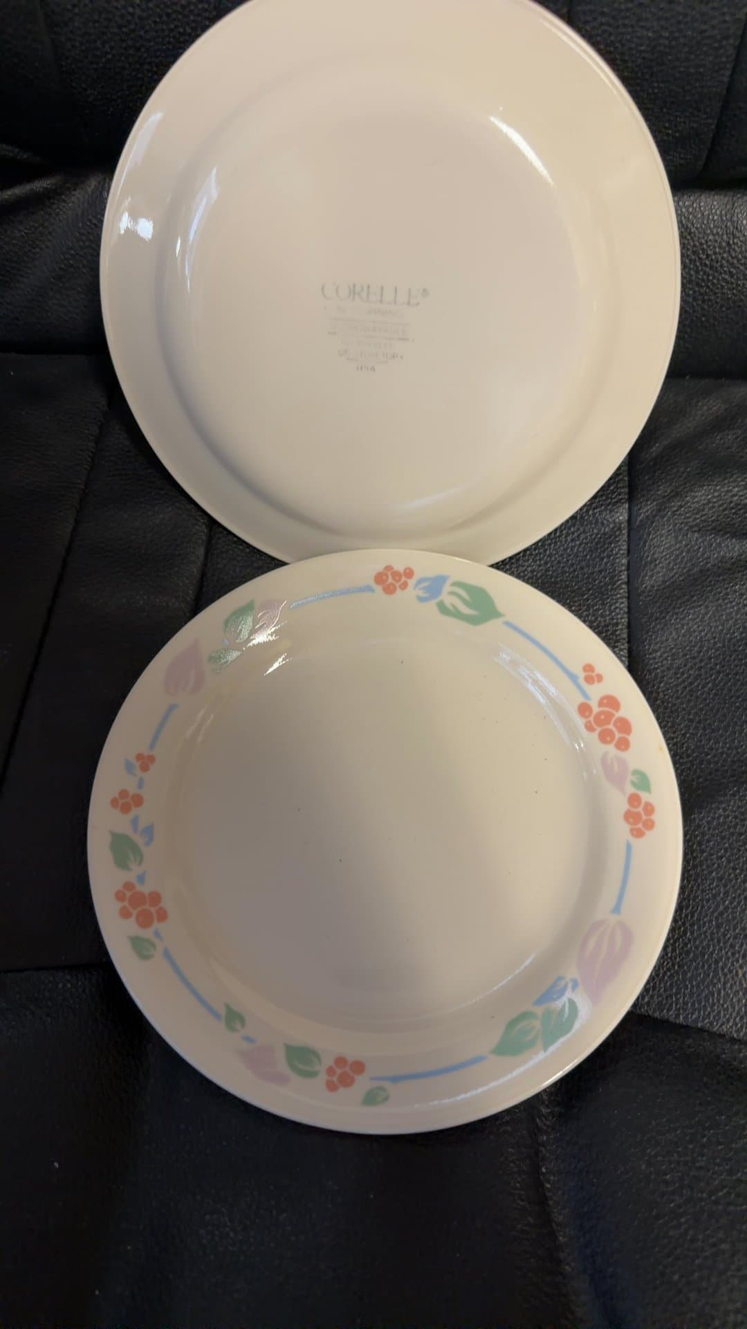 Corelle Floral Pattern dessert plates-2 - Image 1