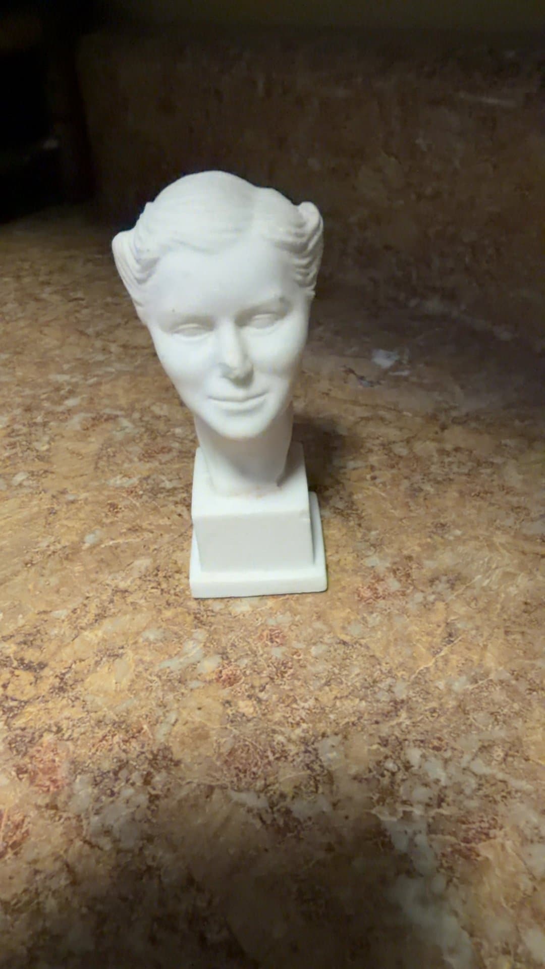 Small Marble Bust Sculpture - Image 1
