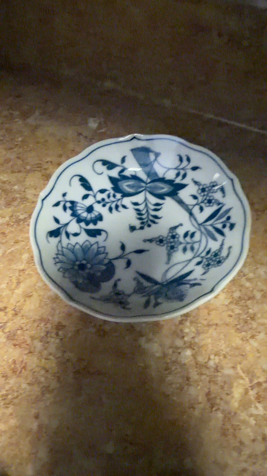 Blue and White Porcelain Bowl - Image 1