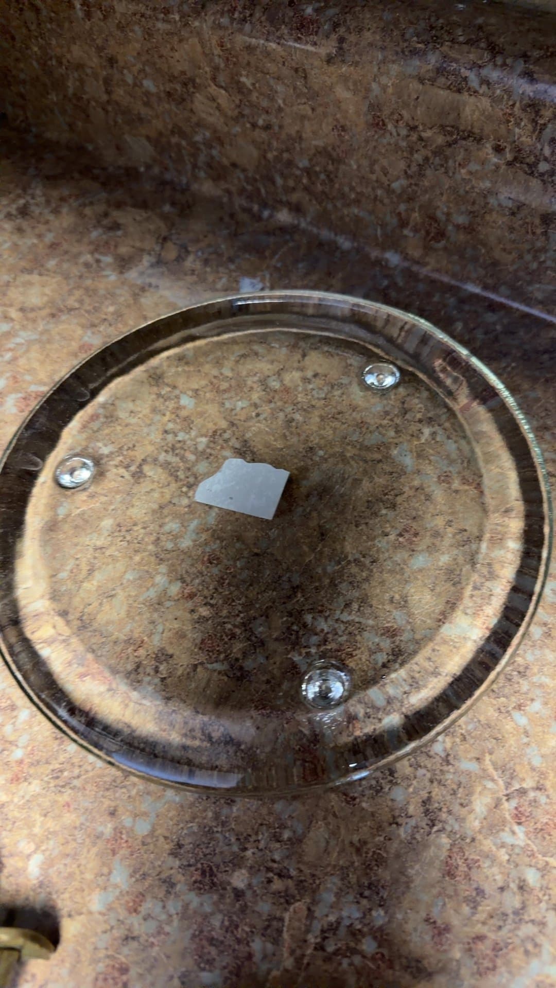 Round Glass Trivet - Image 1