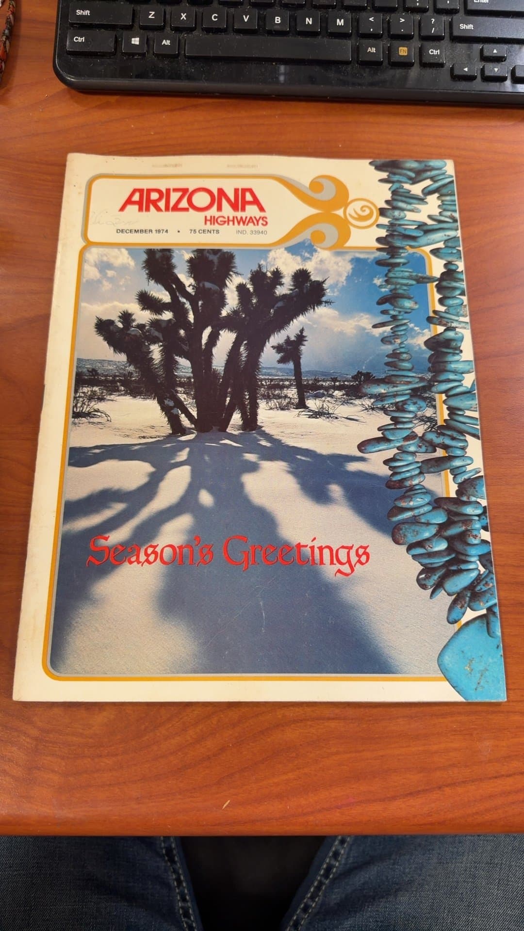 Arizona Highways Magazine December 1974 - Image 1