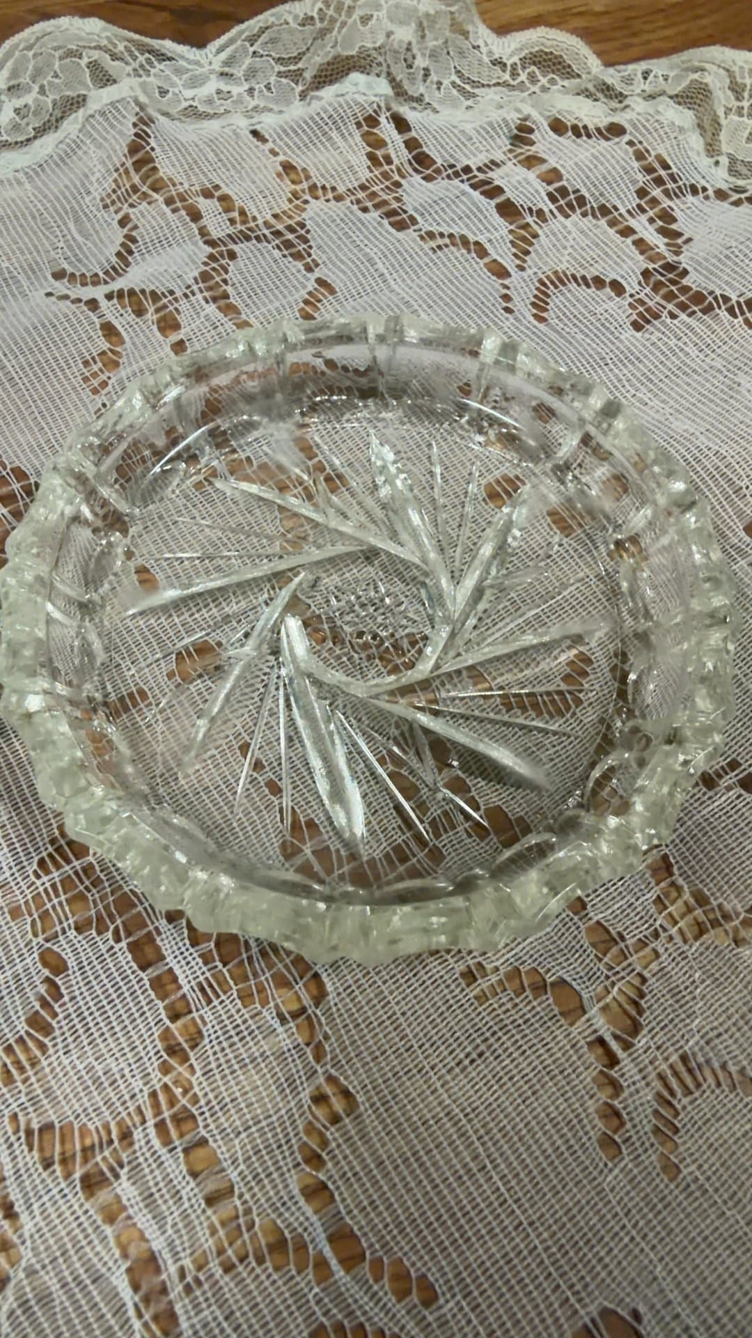 glass trinket tray - Image 1