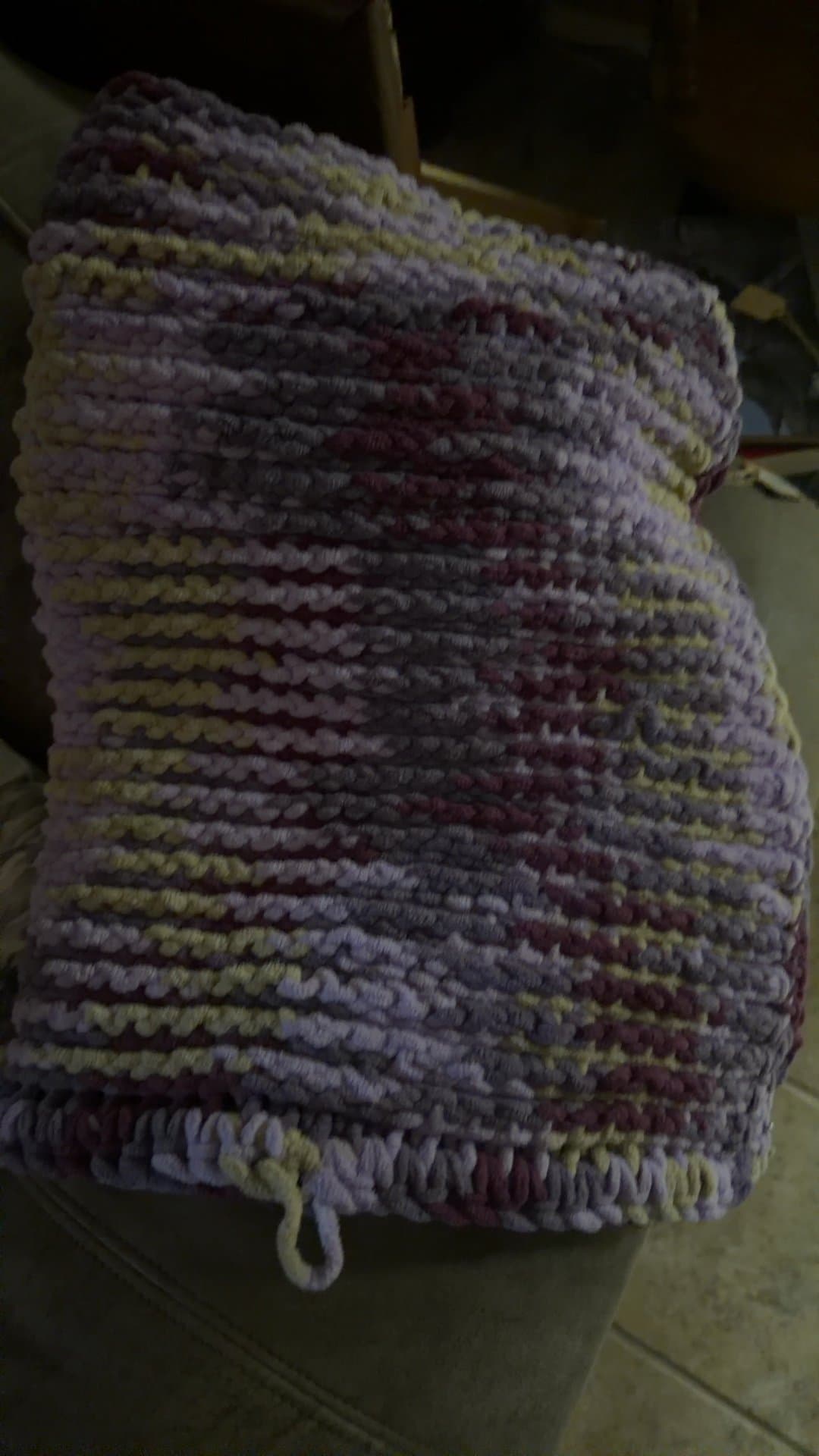 Handmade Knitted Blanket - Image 1