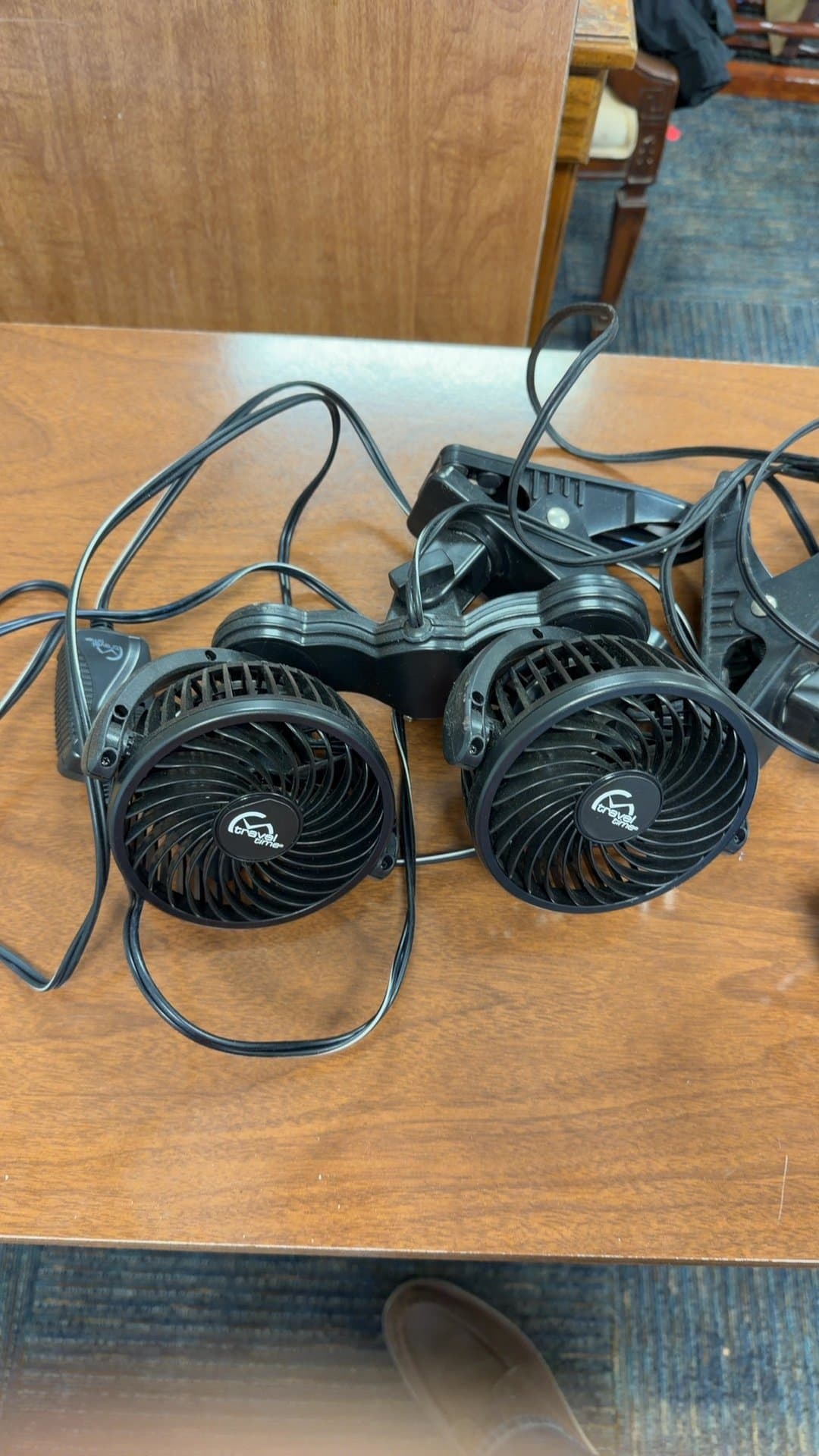 Travel Car Fan with Dual Head - Image 1