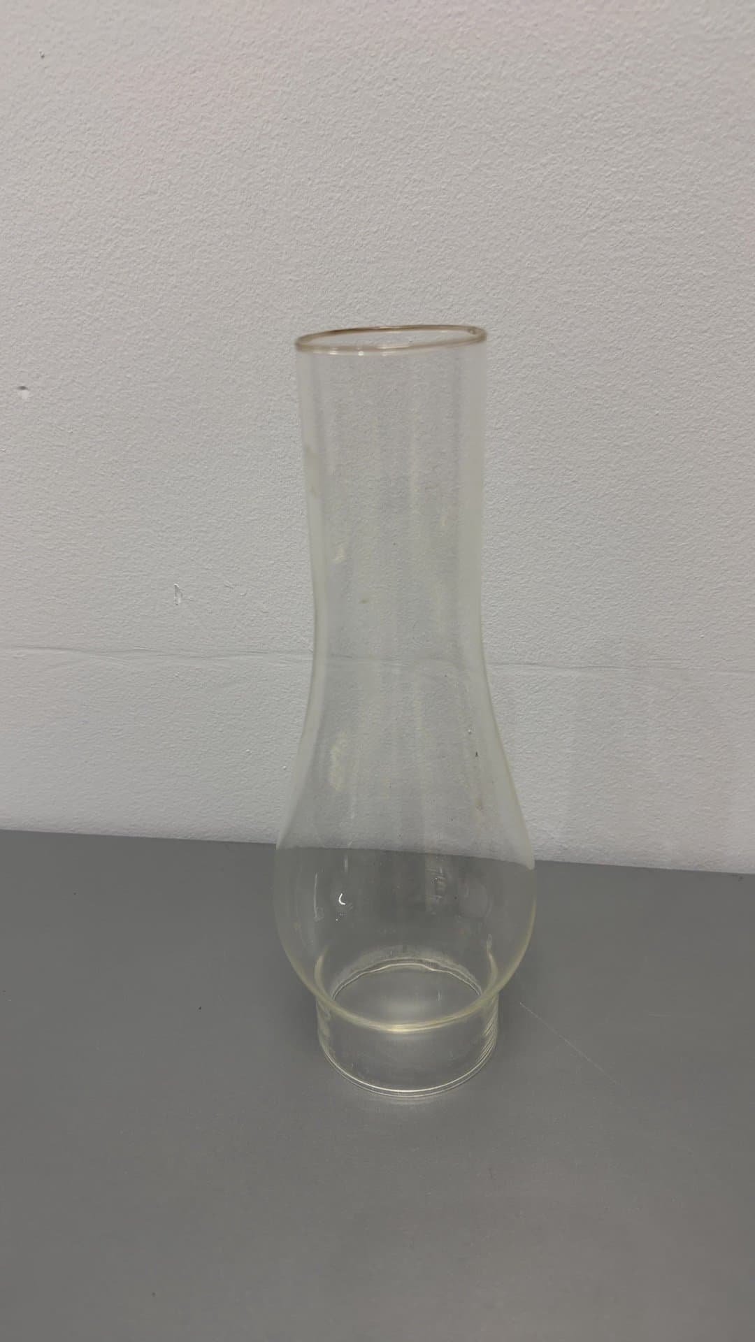Clear Glass Kerosene Oil Lamp Chimney - Image 1