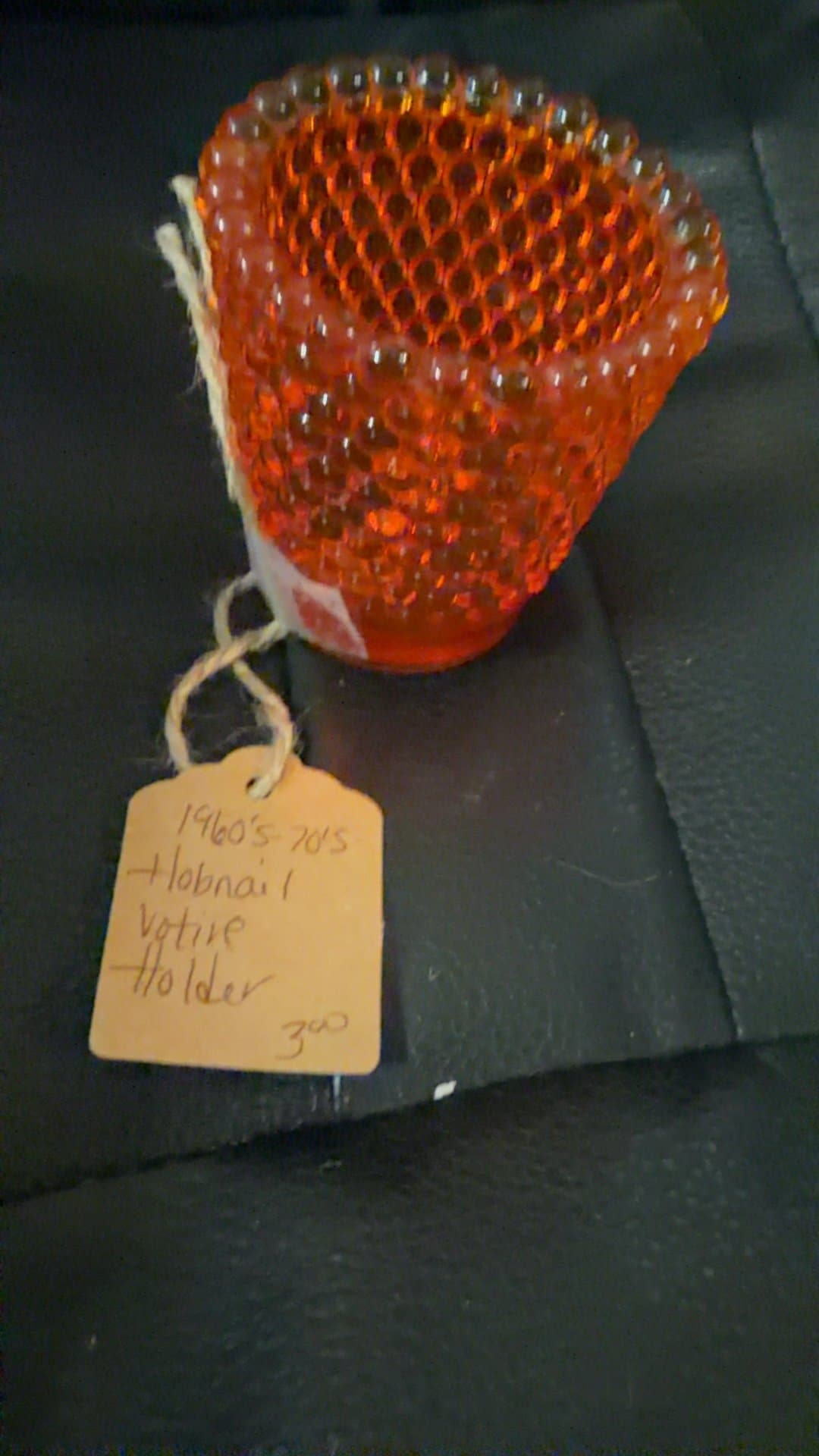 1960s-70s Hobnail Votive Holder - Image 1