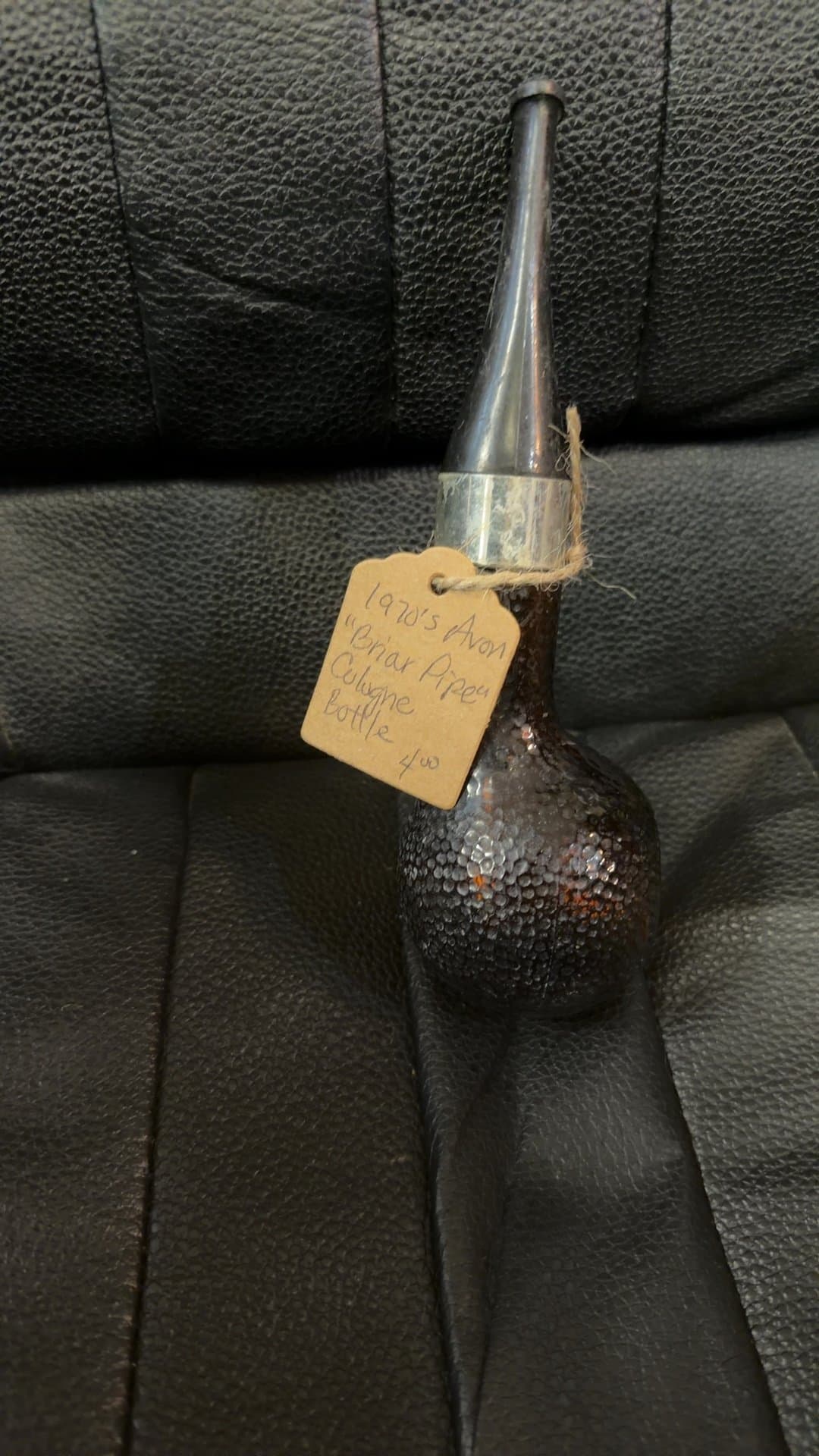 1970s Avon Briar Pipe Cologne Bottle - Image 1