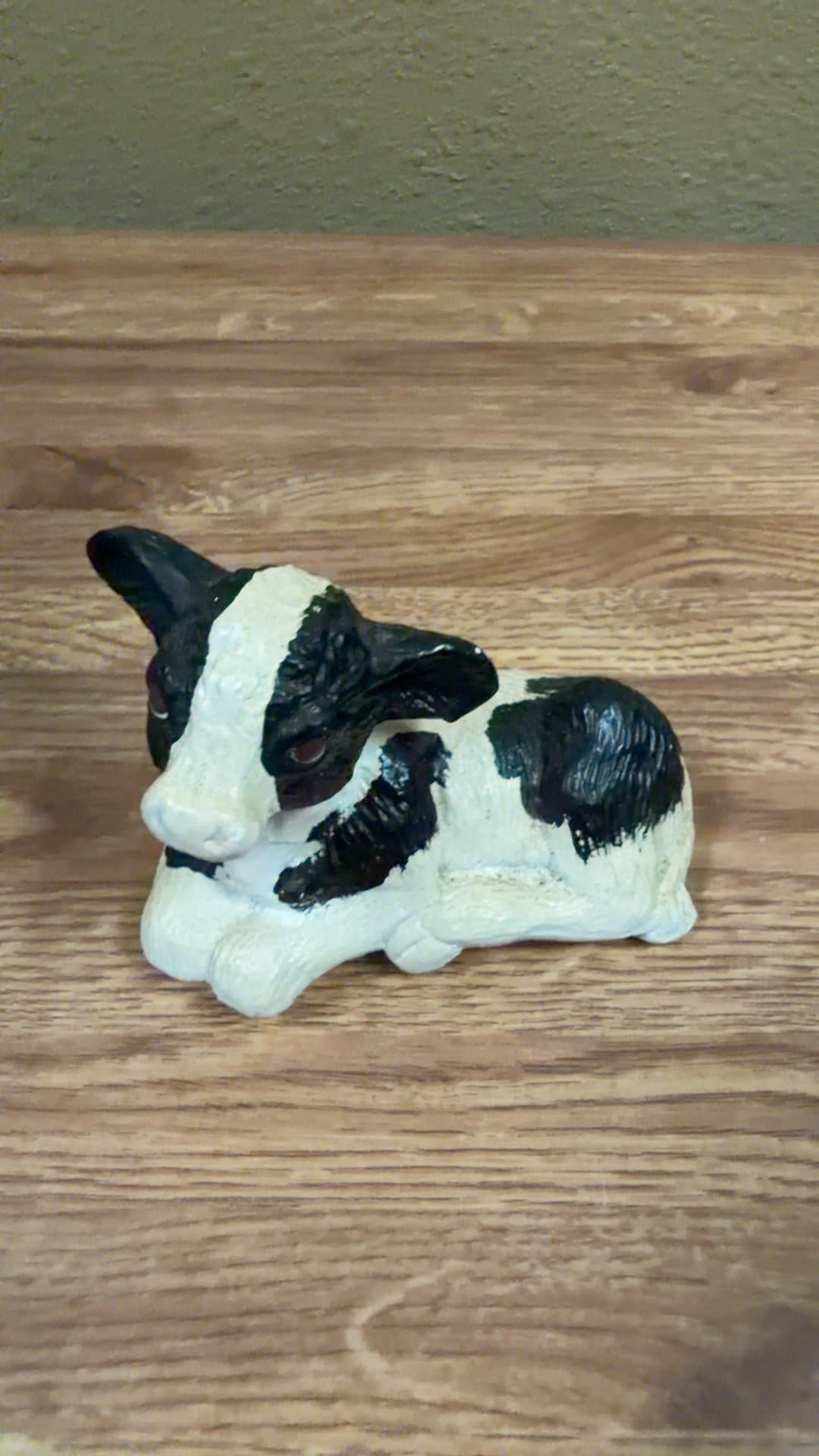 Ceramic Dairy Cow Figurine - Image 1