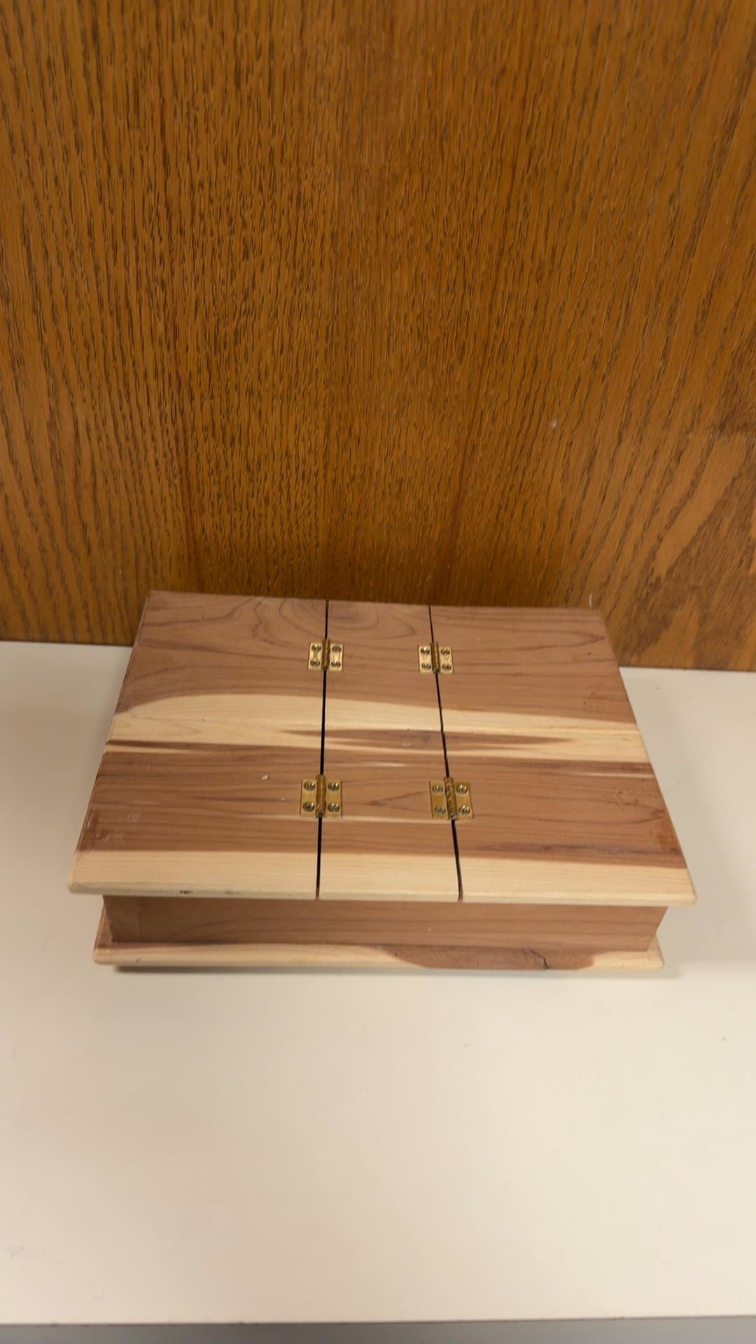 Handcrafted Wooden Box - Image 1