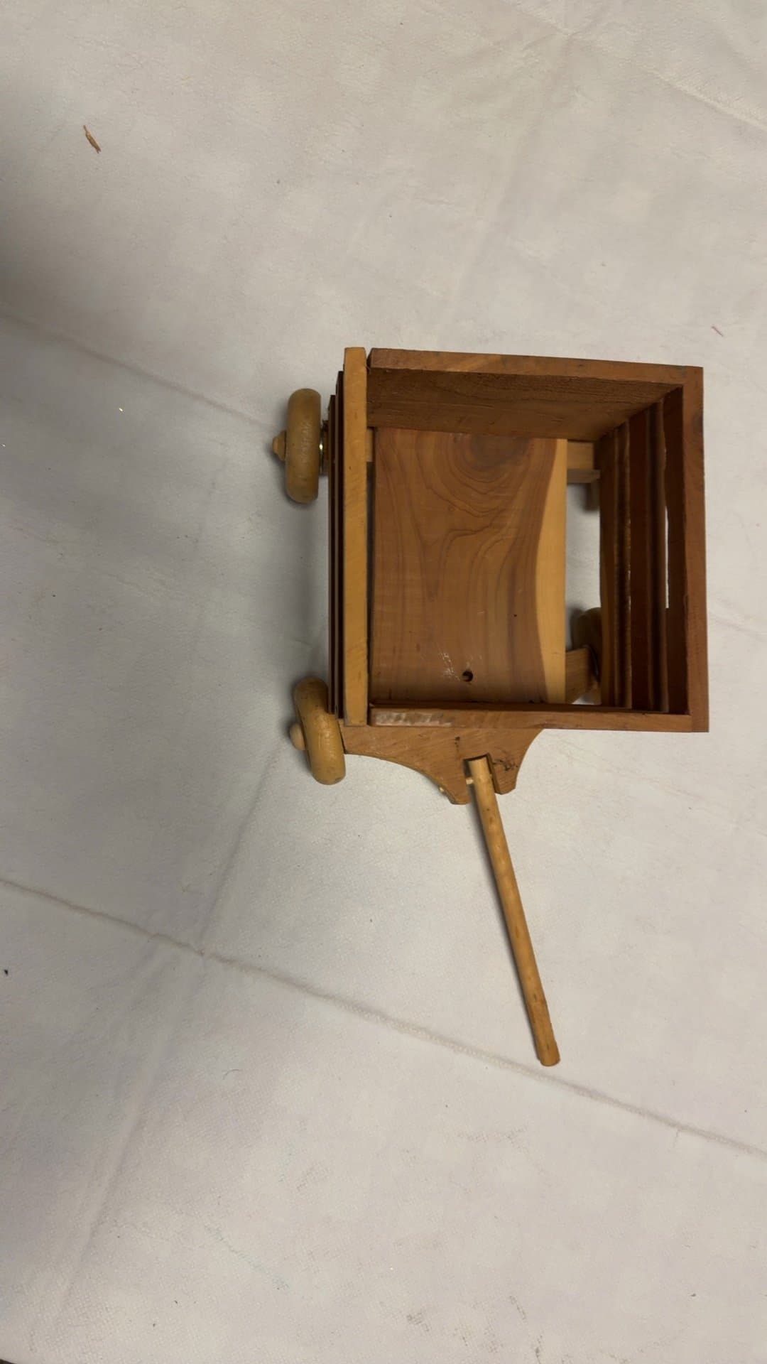 Vintage Wooden Toy Cart - Image 1
