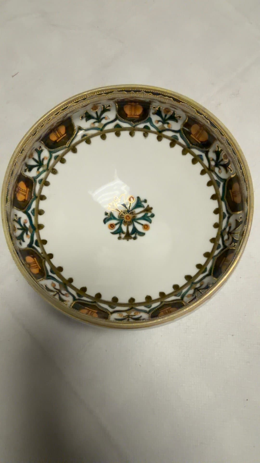 Hand Painted Porcelain RC Nippon Footed Bowl 1911-1921 - Image 1