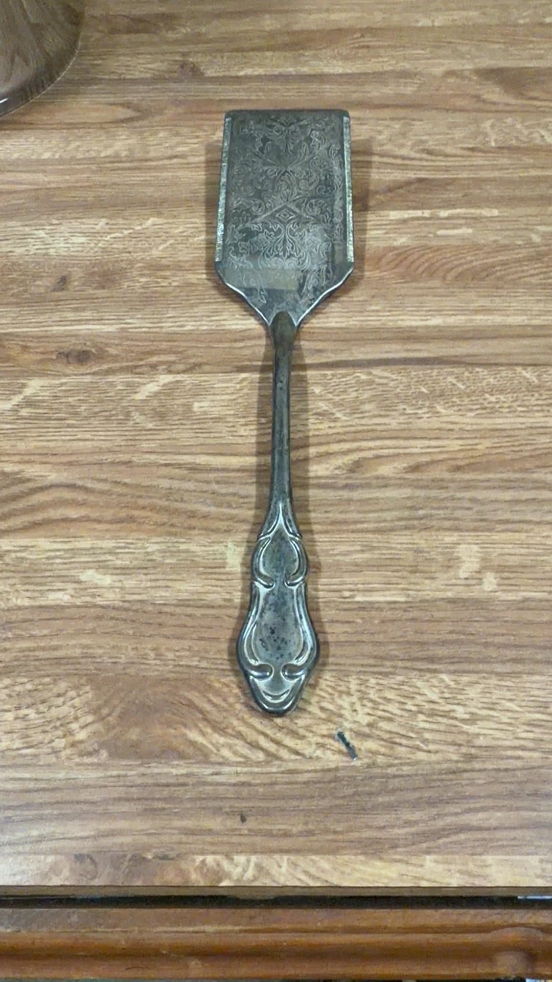 Vintage Silver-Plated Cake Server - Image 1