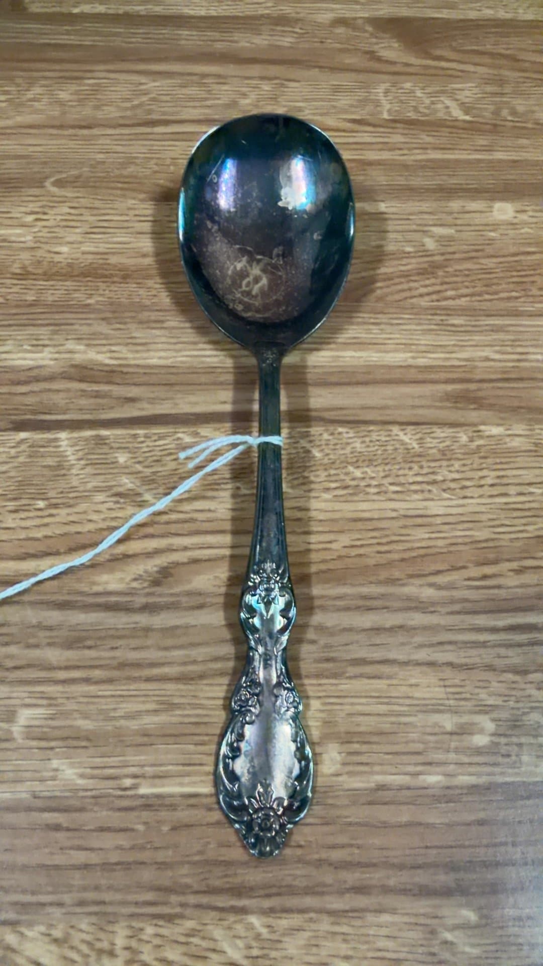 WM. Rogers Silver-Plated "grand Elegance" Serving Spoon - Image 1