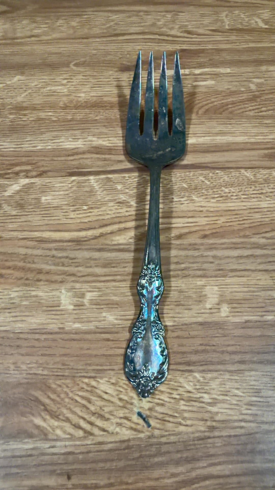 WM.Rogers Grand Elegance" Silver Plated Serving Fork - Image 1