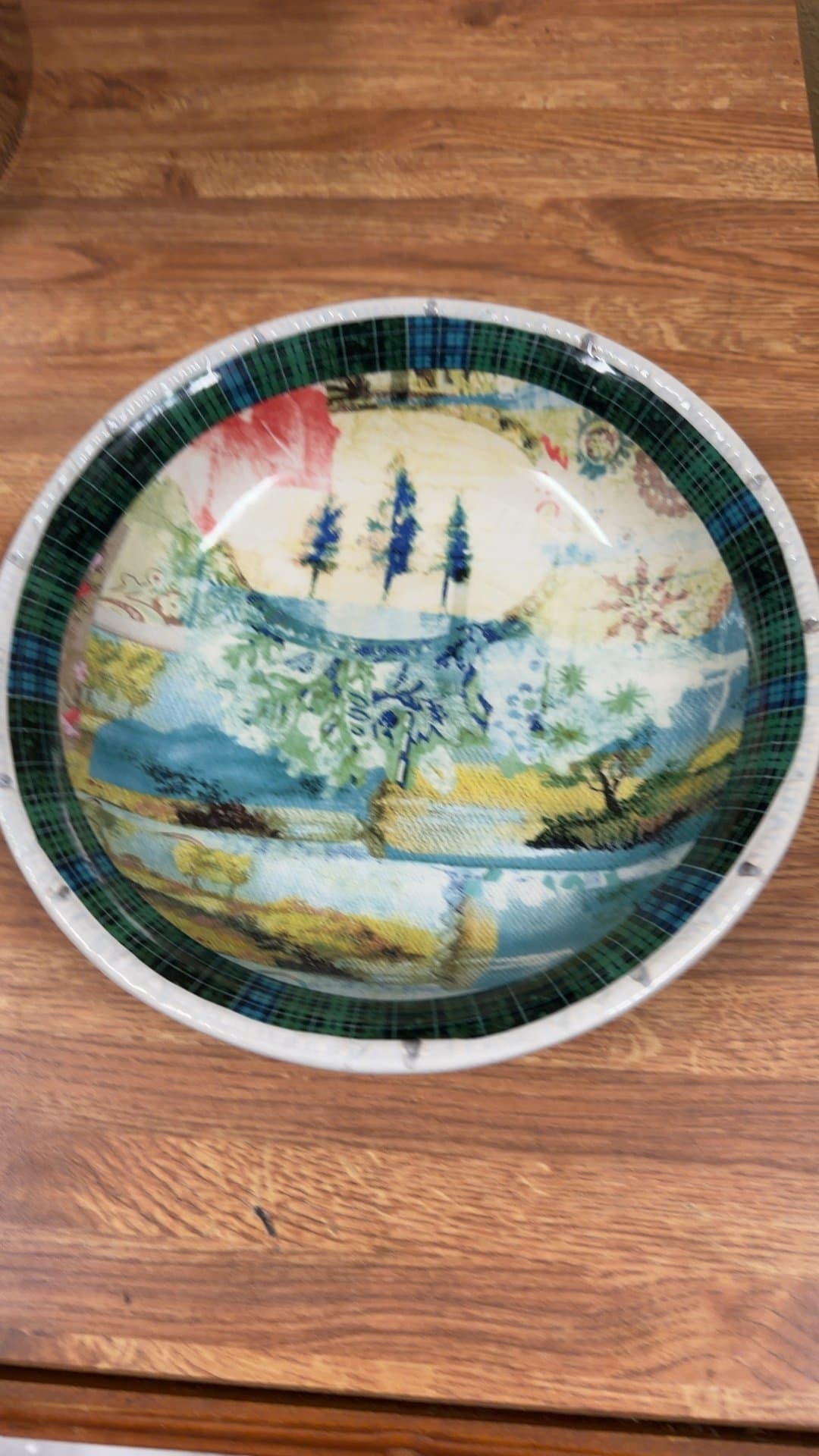 Poetic Wanderlust Ceramic Bowl by Tracy Porter - Image 1