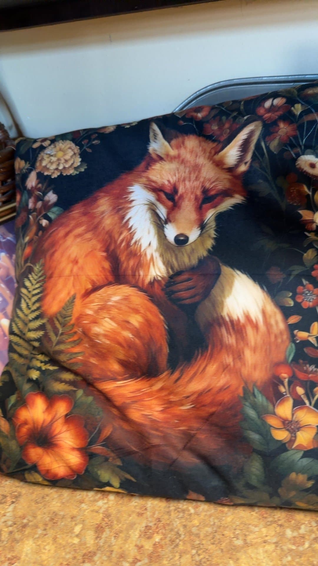 Red Fox Decorative Pillow - Image 1